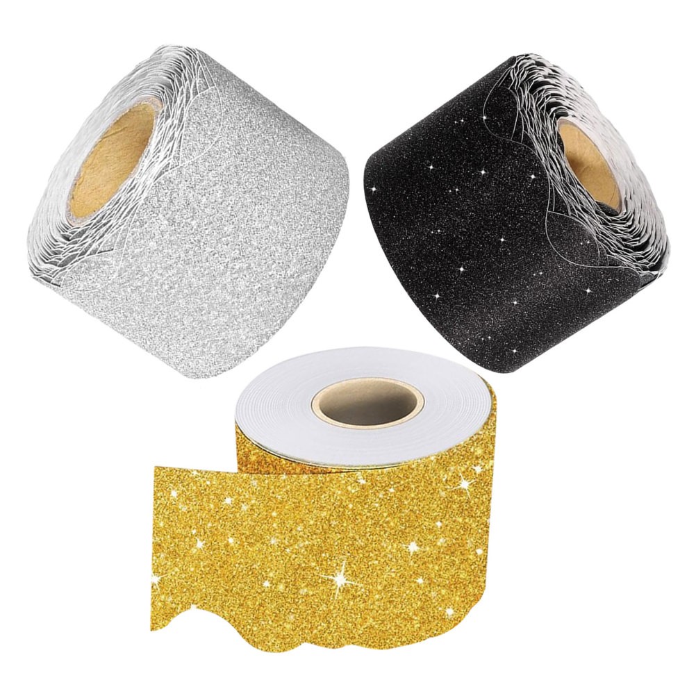 3 Rolls Holiday Bulletin Board Borders Paper Trim Classroom Decor
