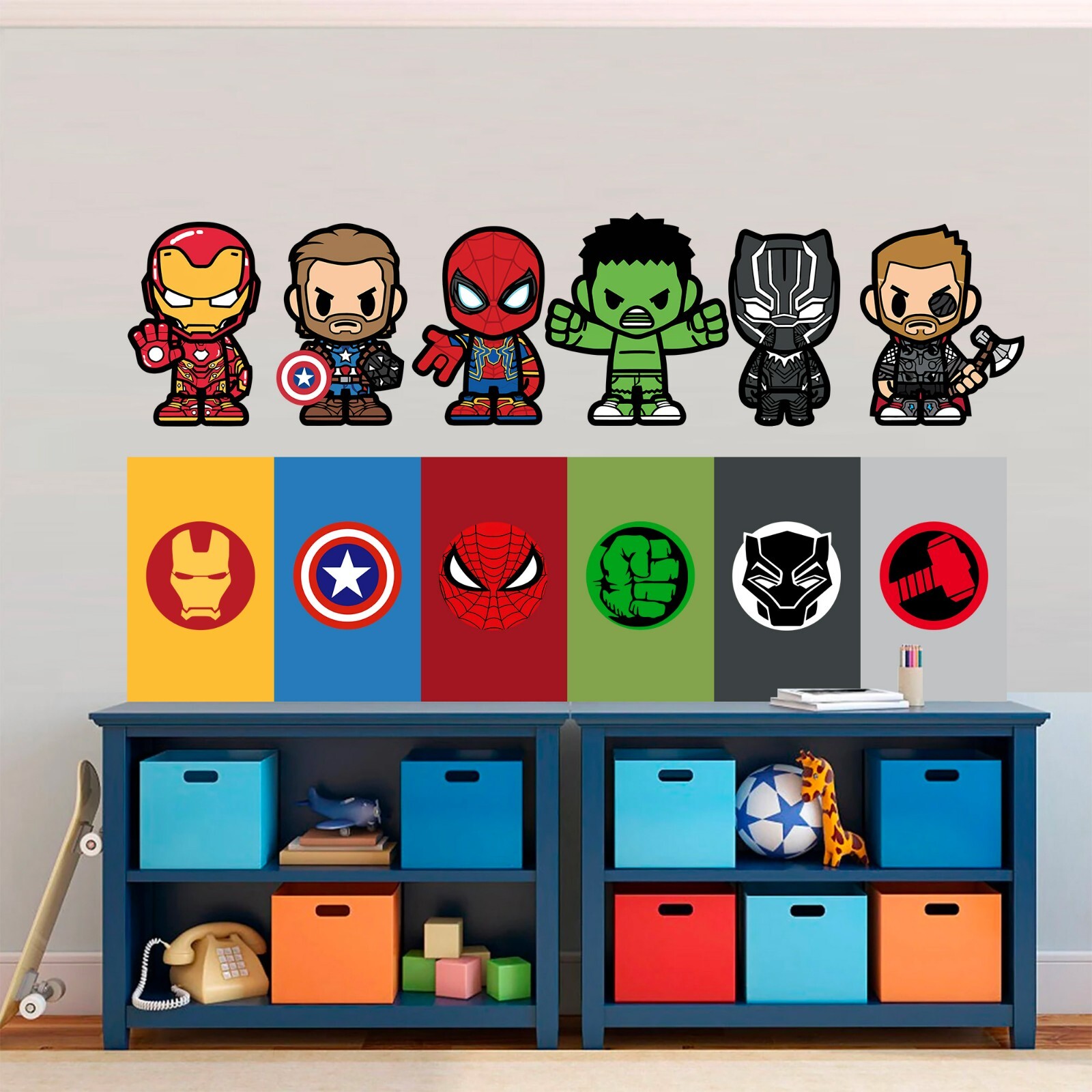 Avengers Logo Superhero age of ultron Boys Room Decoration Wall Decal Sticker