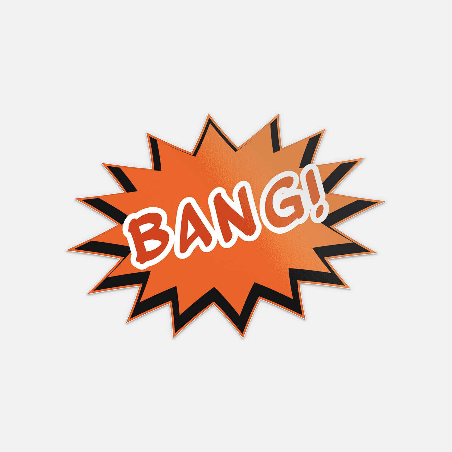 Bang Speech Bubble Comic Book Vinyl Sticker Decal
