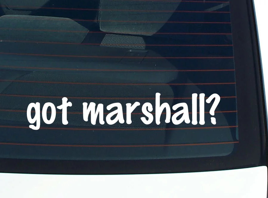 got marshall? FUNNY VINYL CAR DECAL STICKER FAMILY LAST NAME