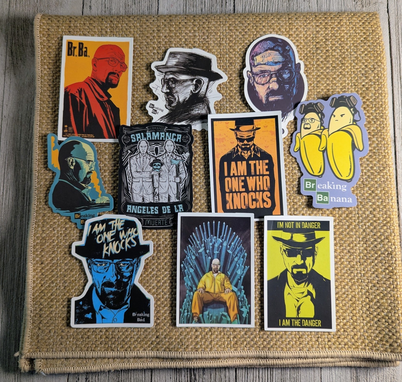 Assorted Breaking Bad Sticker Set 40 Stickers included