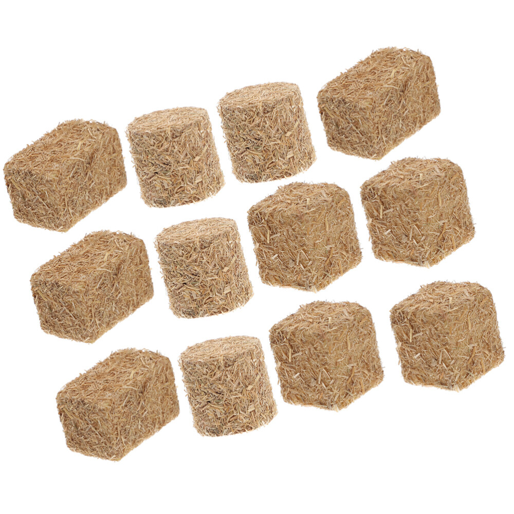 Mini Cylinder Bales Cube Bales Rectangular Bales Mini Hay Bales for Scene Decor