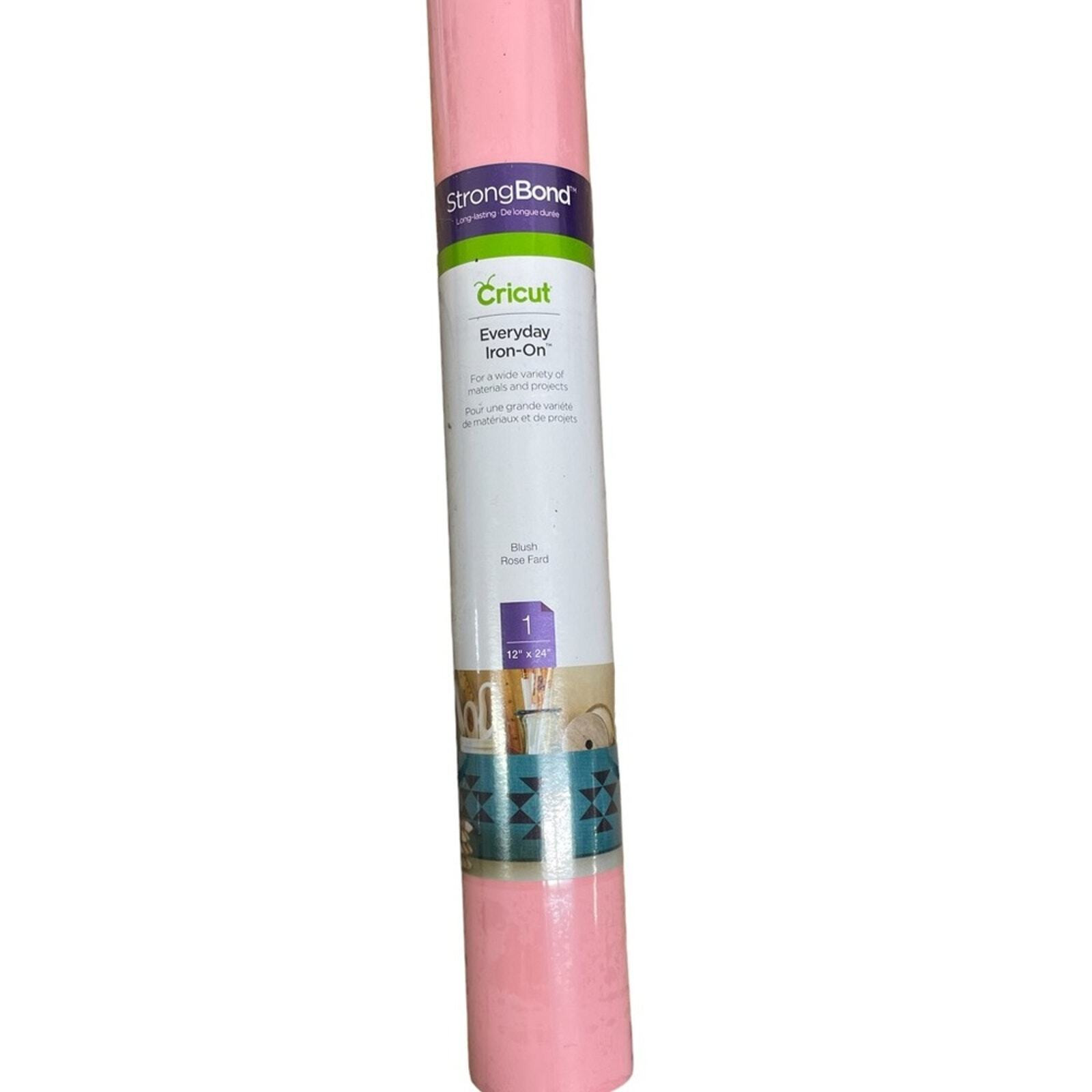 NWT Cricut Everyday Strong Bond Iron-On Blush Rose Fard Explore Air 2 Machine