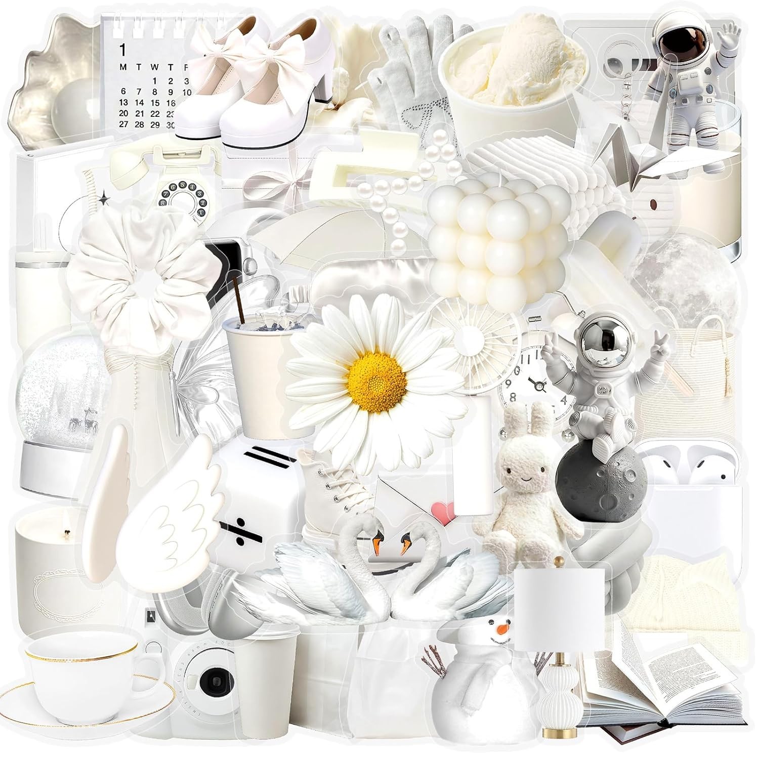 Weightlifting Stickers for Water Bottle Laptop Fitness Girl Decals 50PCS