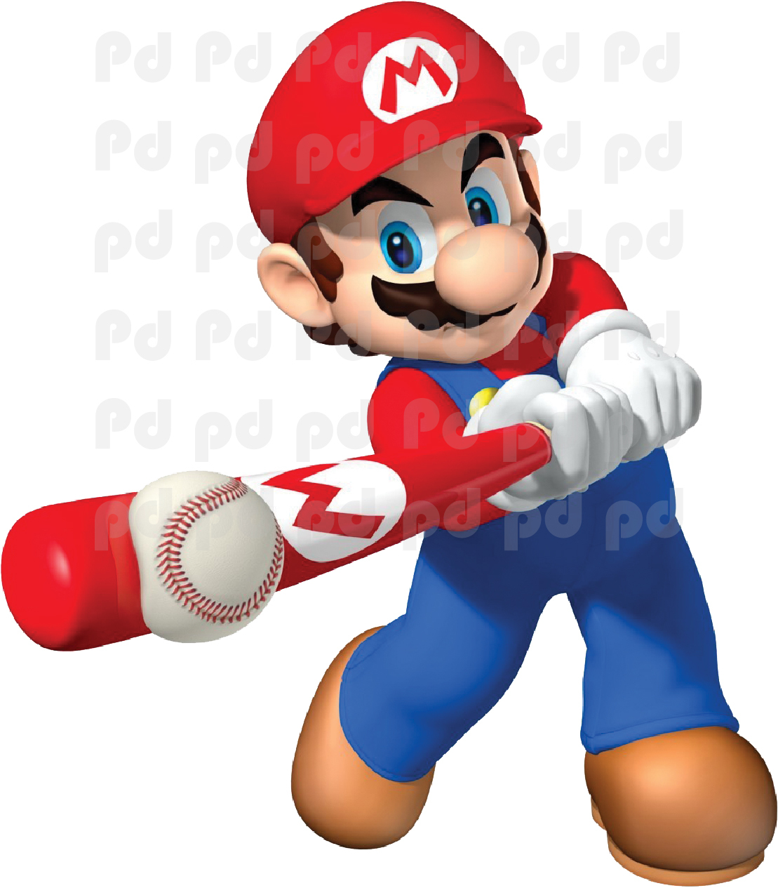 Super Mario Baseball Name Wall Decal Nintendo Personalized Custom Kids Room, e23