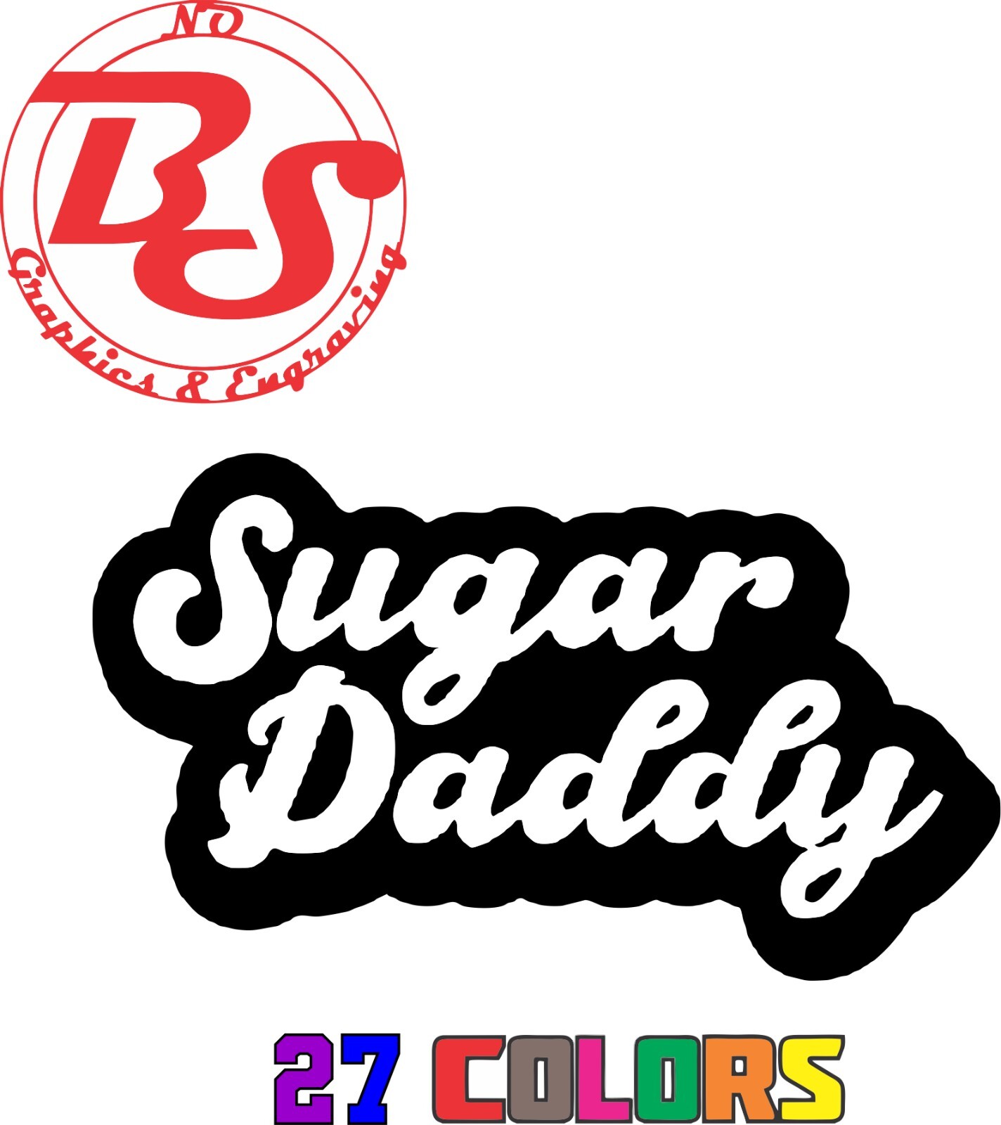 6" Sugar Daddy Decal Offensive Funny Rude Humor Adult Booty Joke JDM Meme noBS