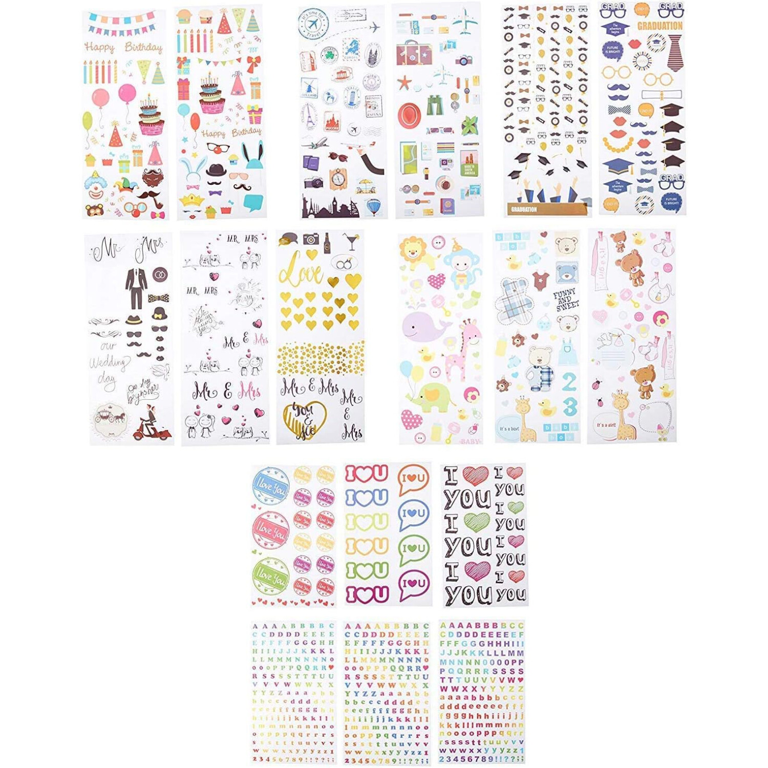 Zink Colorful & Decorative Sticker Sets for Instant Photo Projects