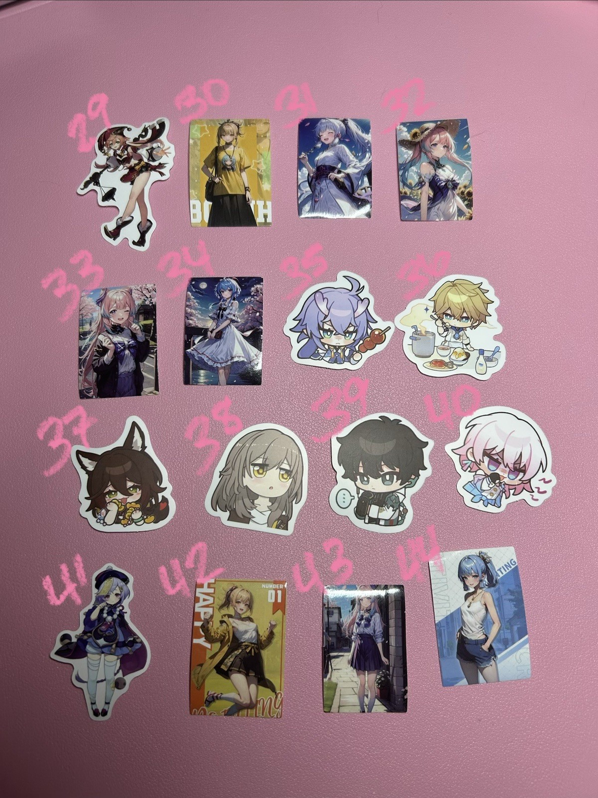 Genshin Impact And More Anime Stickers – 1