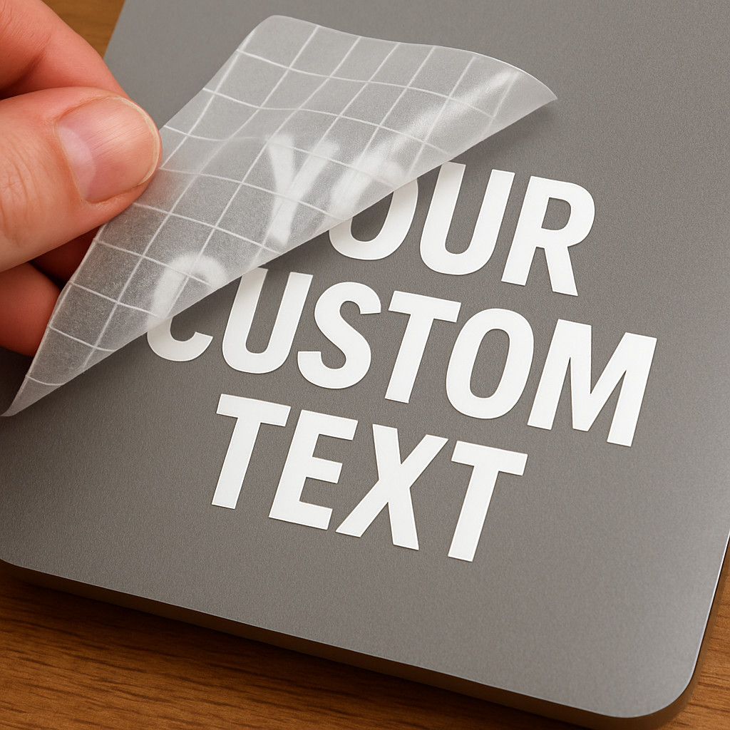 Custom Vinyl Lettering Decal – Your Text – Car Truck Laptop Window Sticker 2"–12