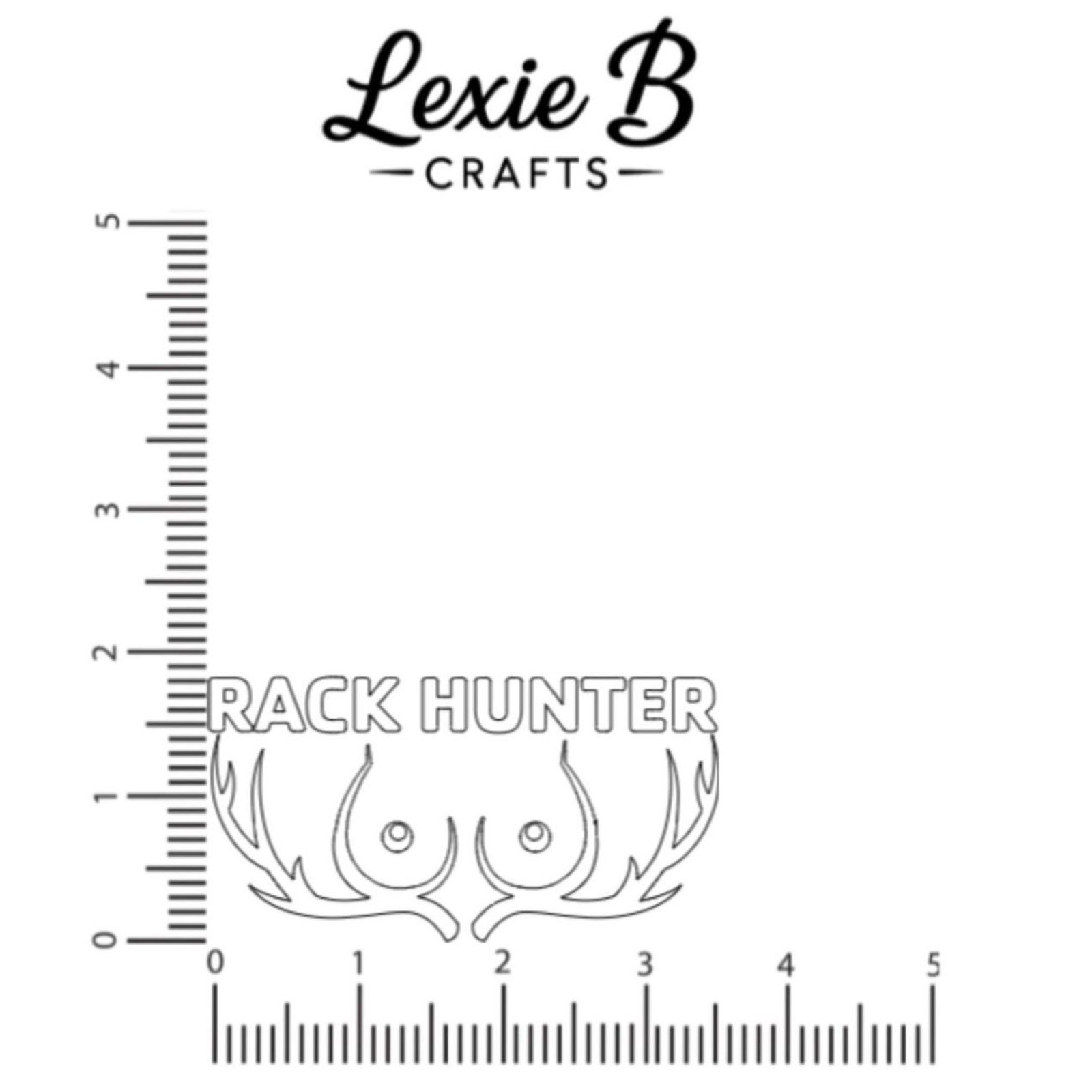 Rack Hunter Decals Hunting Adult Humor Stickers Toolbox Decal Cup Decal Computer