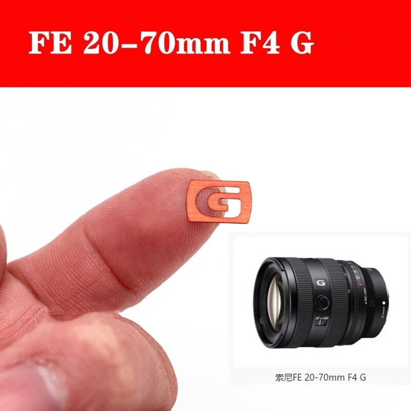 For SONY Black G to Red GM Master lens label accessory G Master Metal label