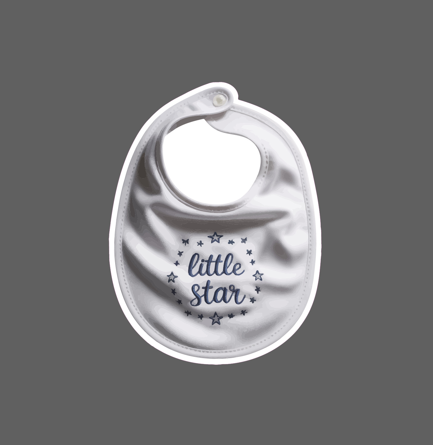 Baby Bib Sticker Family Child Children Babies Food Gift Waterproof NEW