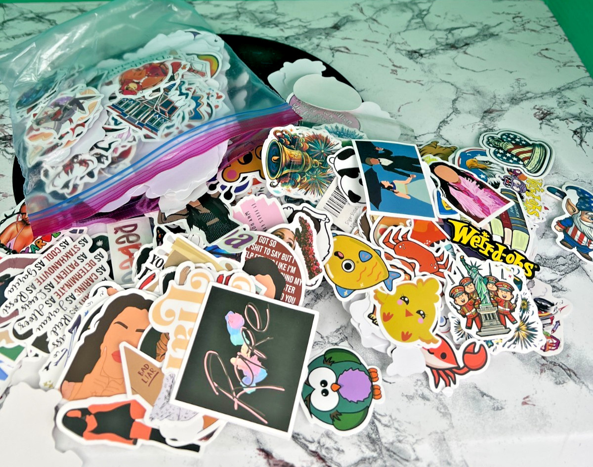 Bulk Vinyl Sticker Lot Mixed Variety Hazbin Hotel Animals Pop Culture Decals