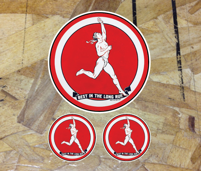 Marathon Gas Gasoline Vintage Style Sticker Decal Gas Pump Oil Can XL L 3 for 1