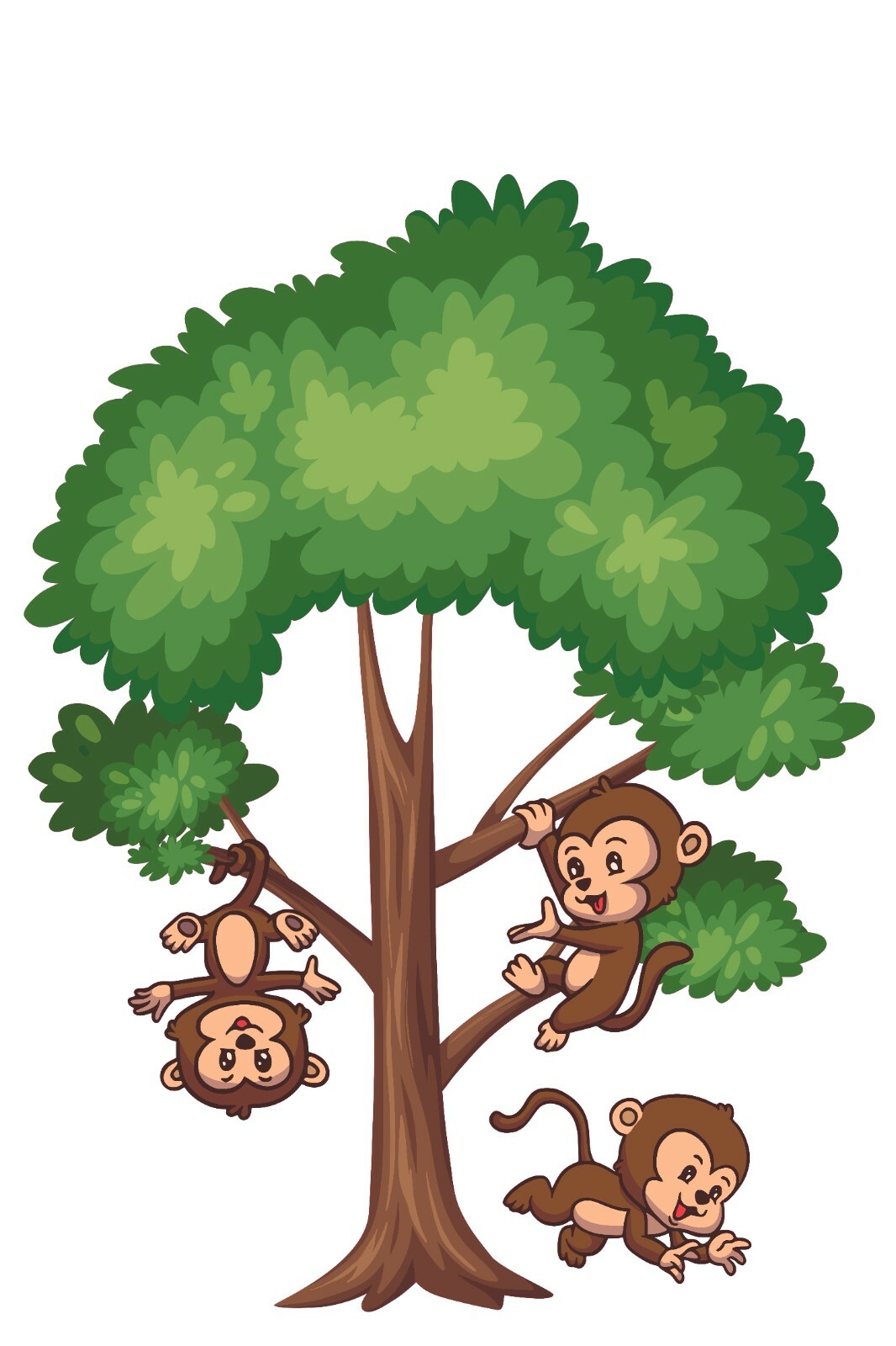 Vinyl Adhesive Monkeys Decal Sticker Home Art Chimpanzee Vinyl Wall Decal 20×26