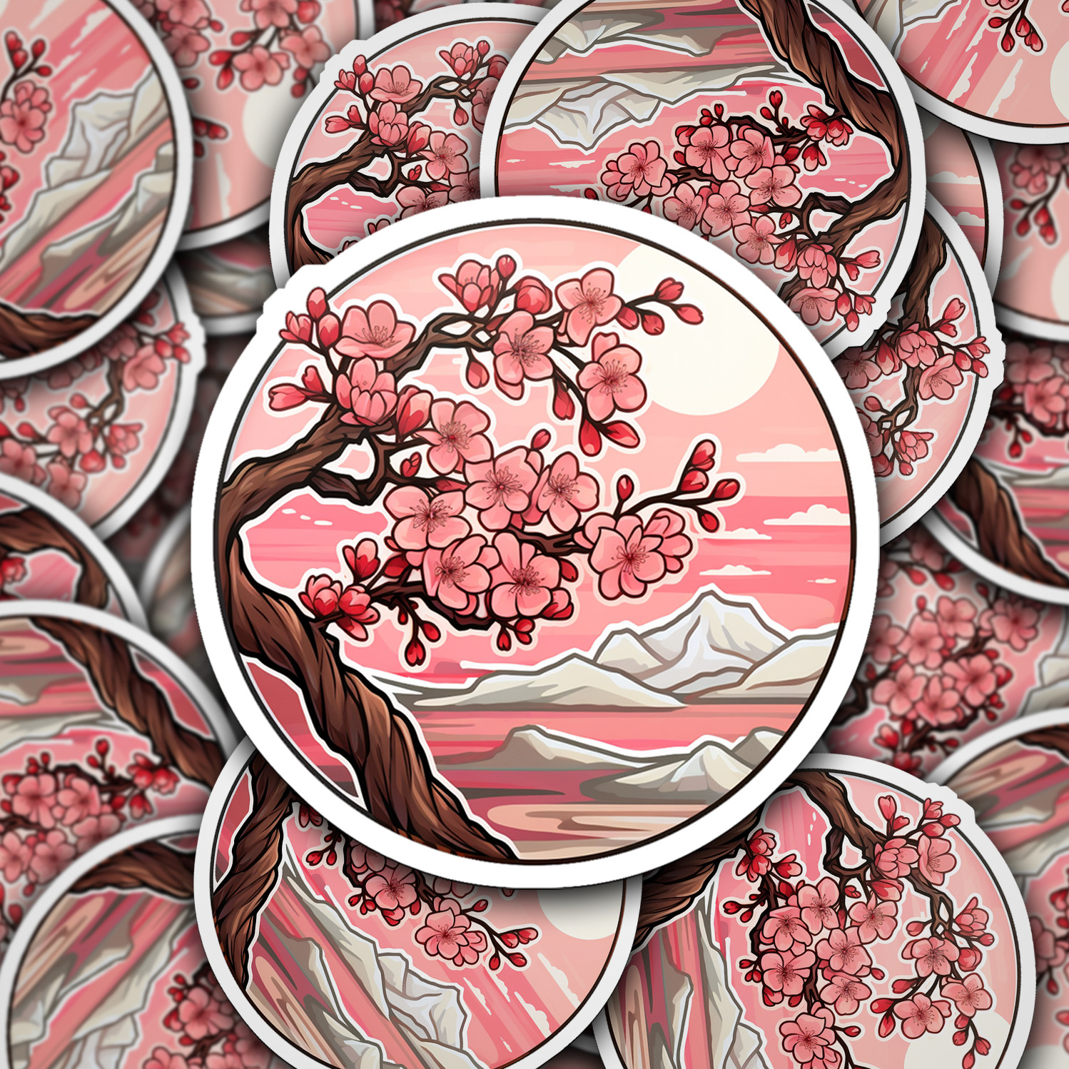 Copy of Cherry Blossom Vinyl Sticker – Embrace Nature's Beauty Anywhere You Go!
