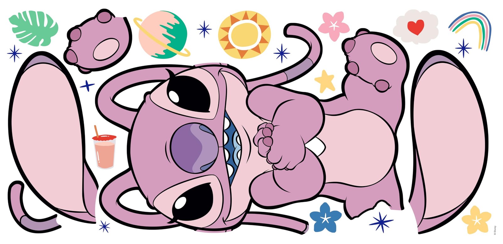 Disney Lilo & Stitch Angel Wall Decals by , RMDM5593