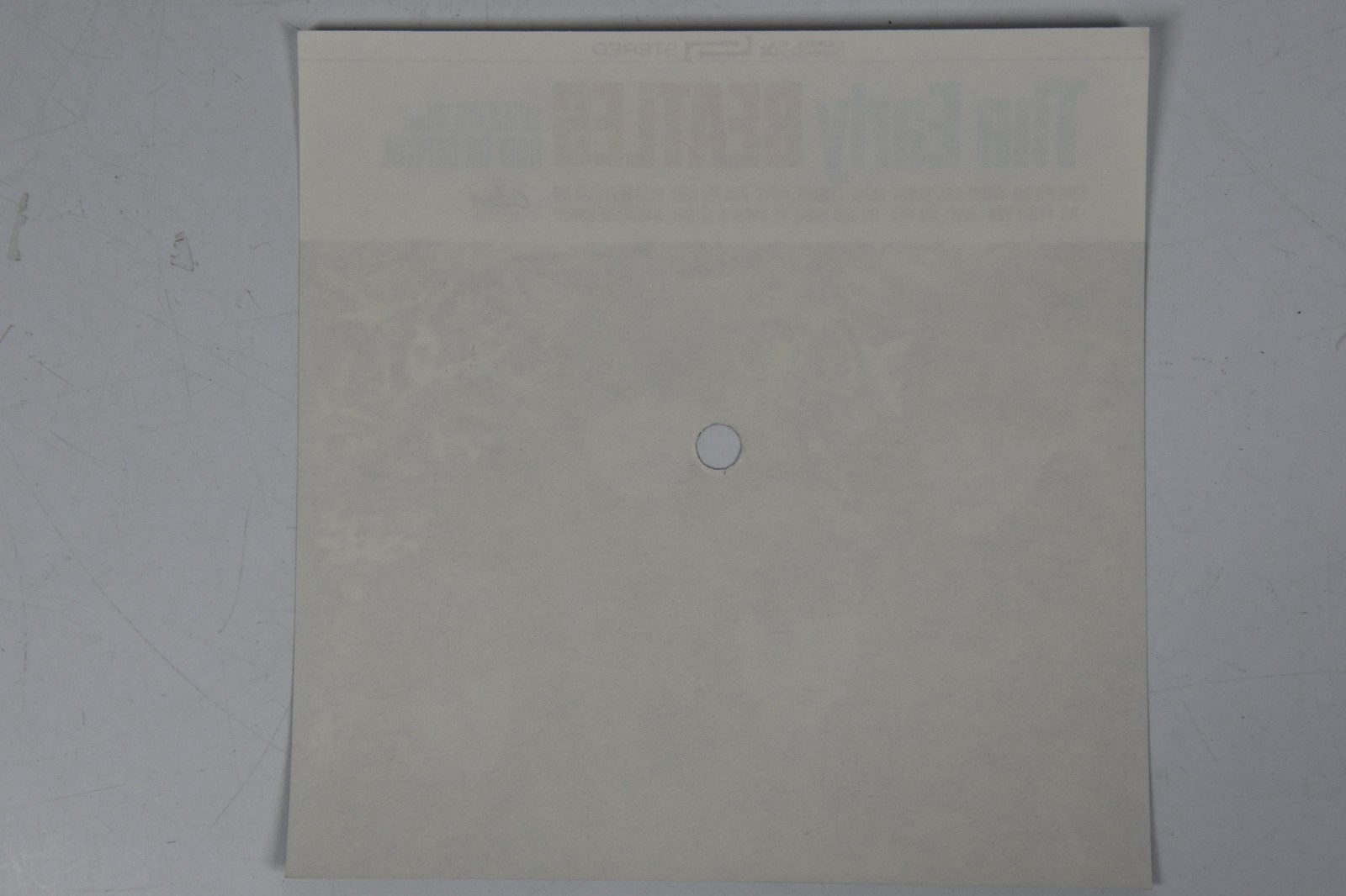 Vintage The Early Beatles Insert Album Art 6" Art Print 45 Record Paper ONLY