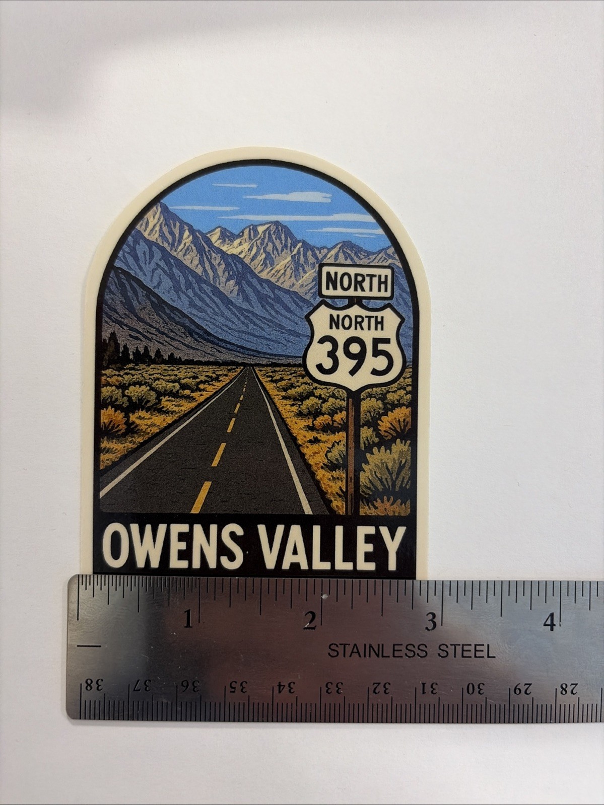 Owens Valley Eastern Sierra Nevada Mountains Highway 395 Sticker