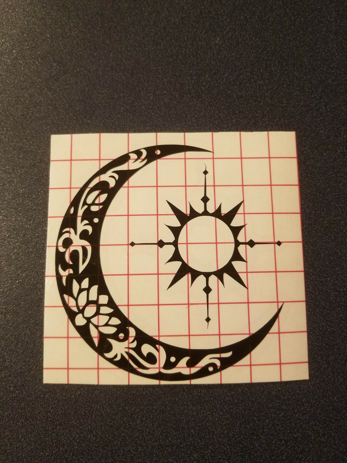 Sun/Moon Vinyl Decal