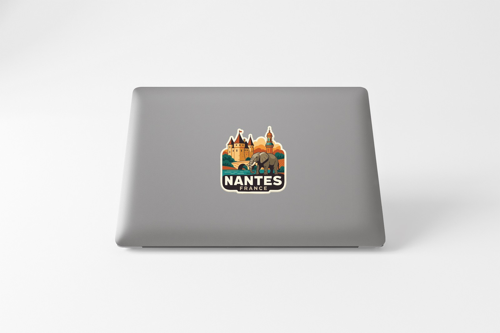 Nantes France Sticker Decal Vinyl Die-Cut City Skyline Landmark Design
