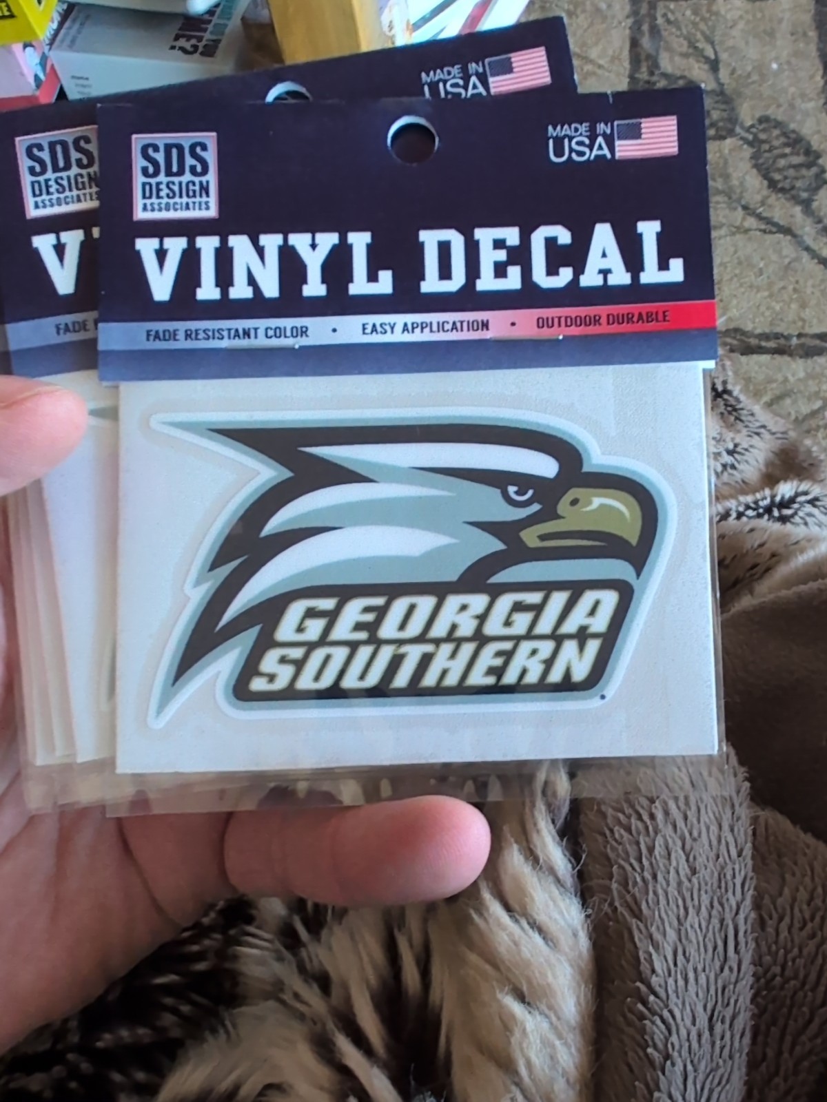 Georgia Southern Eagles 3 Inch Sticker – Weather Proof – Die Cut Application