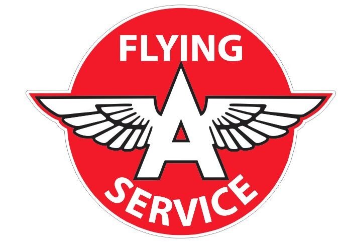 Flying A Gasoline Oil Gas Pump Gas Station Racing Sticker Decal R8304