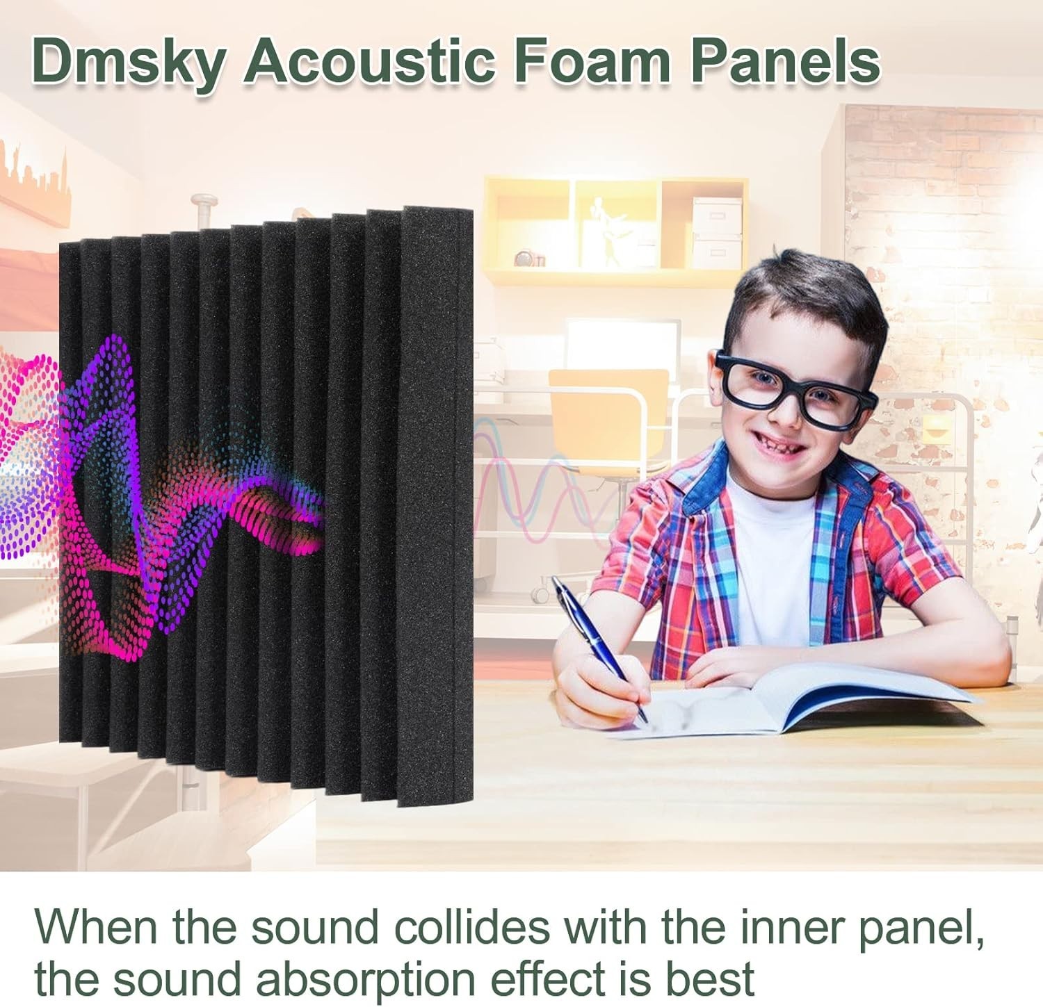 50 Pack Acoustic Foam Panels,2"X 12" X 12"Sound Proof Foam Panelshigh Density So