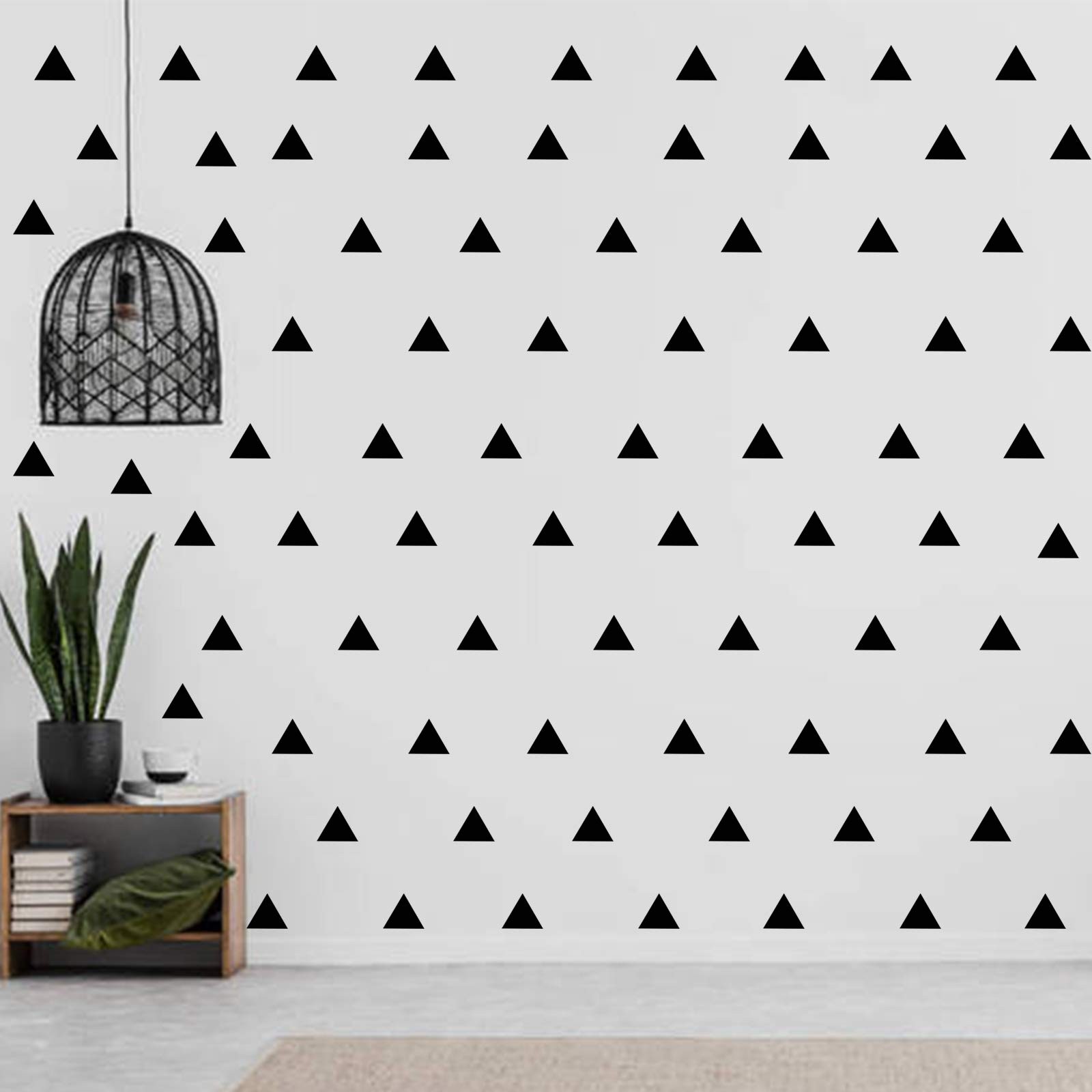 196Pcs Triangle Wall Stickers Decor DIY Wall Decals Sticker Murals Decoration…