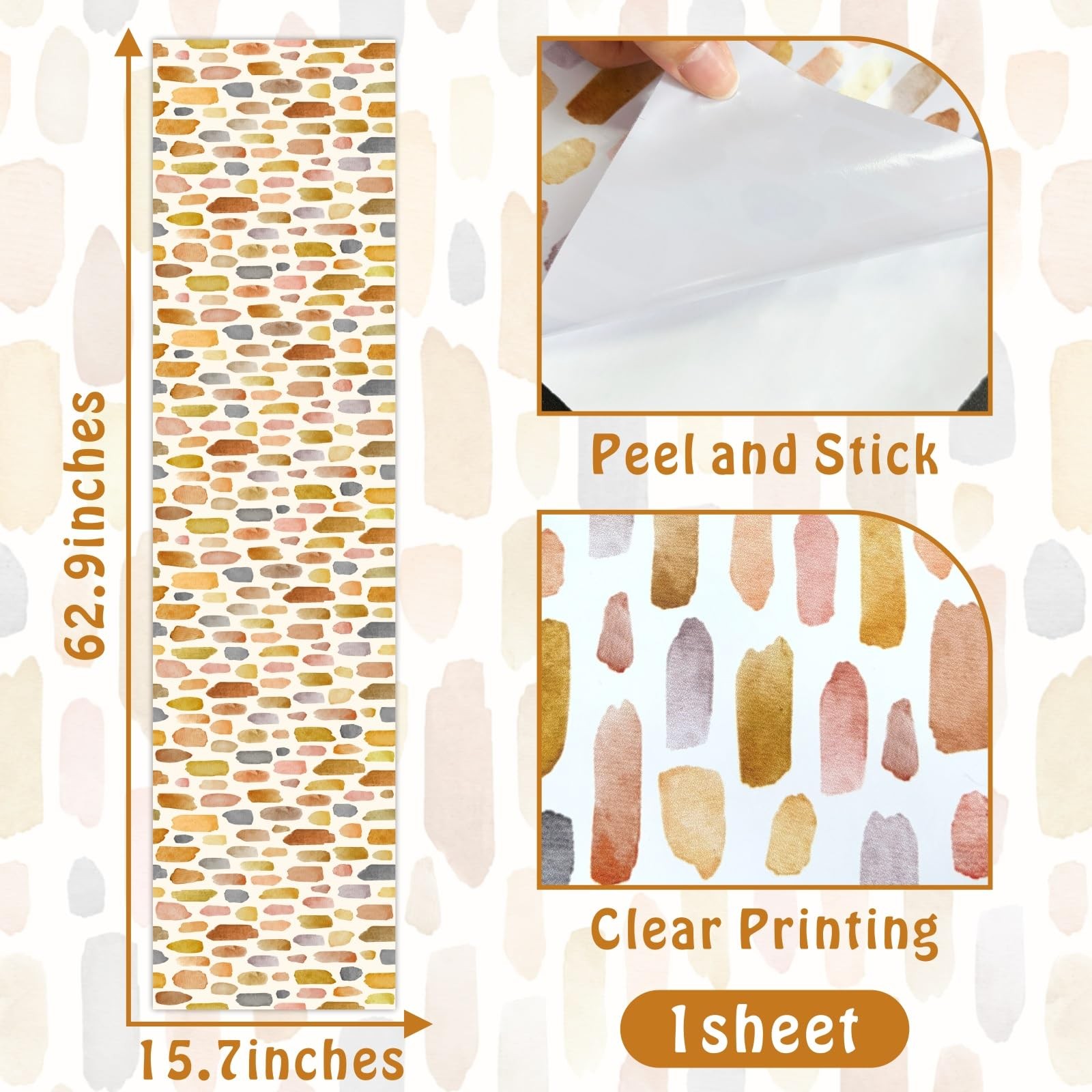 Line Wall Decals Wallpaper Peel and Stick Boho Line Stickers Murals Paint Lin…