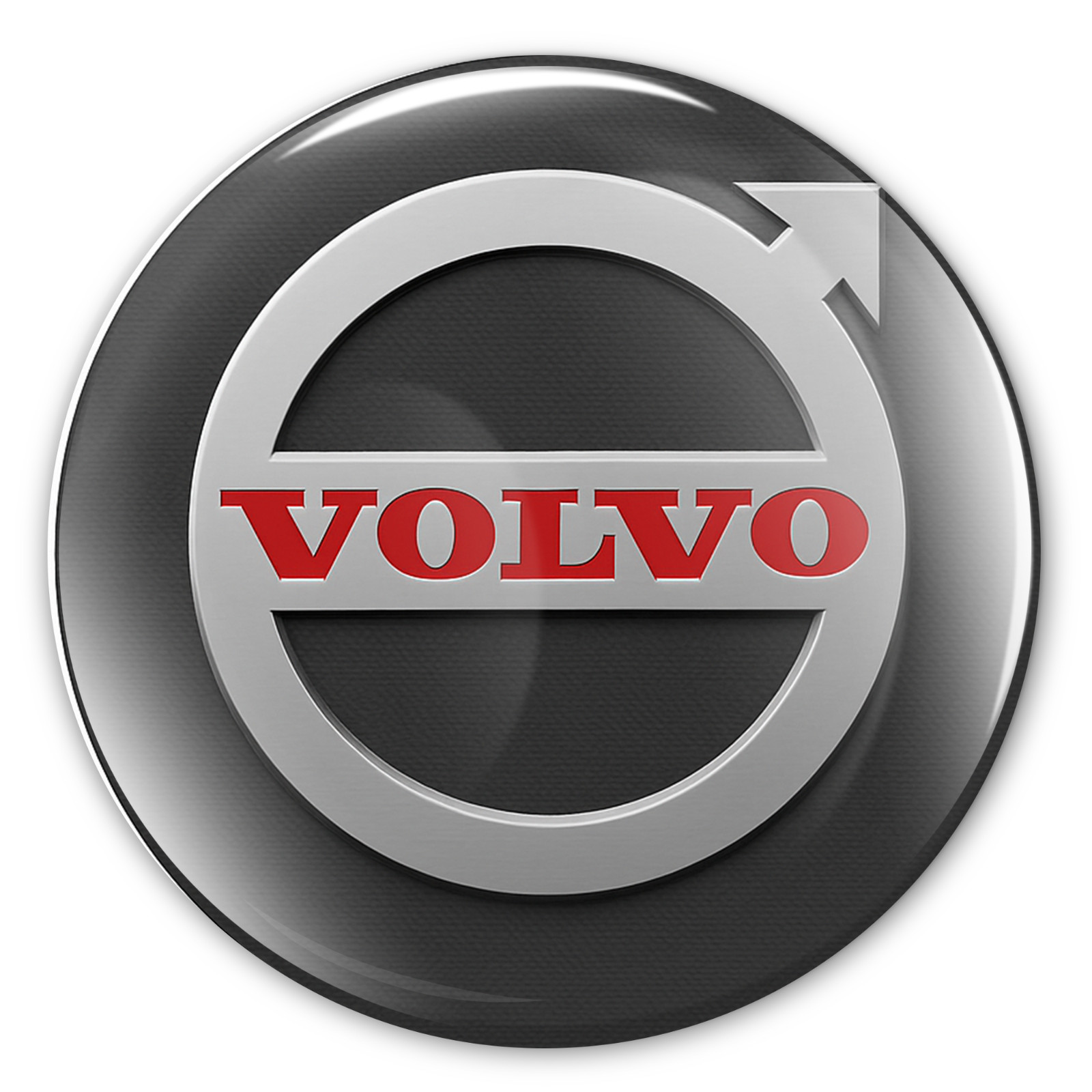 Volvo Decals Stickers Glossy 4pcs Epoxy Rim Wheel Badge Center caps 15- 100mm