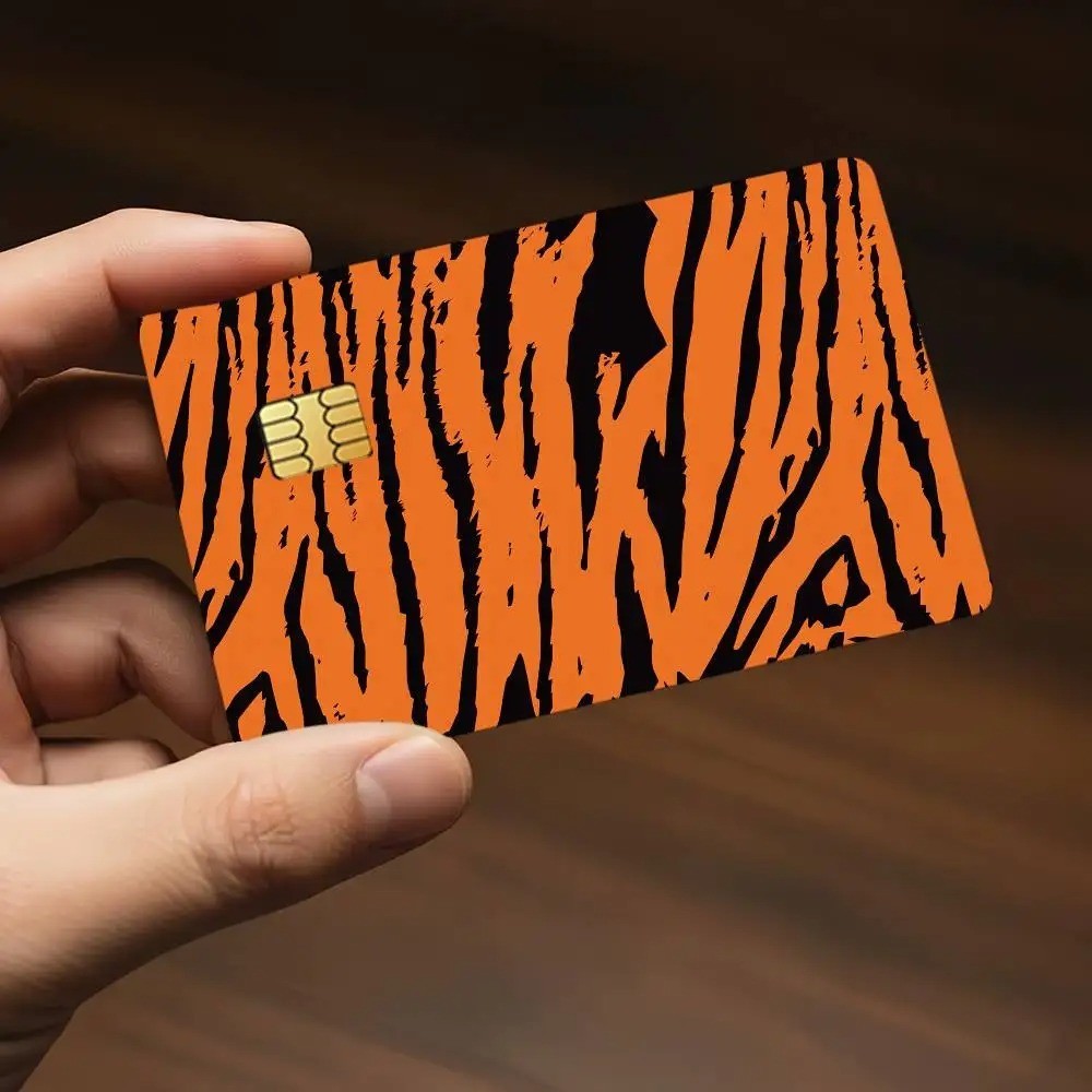 Cute Credit card Skin Animal texture | Debit card skins | Custom bank Sticker