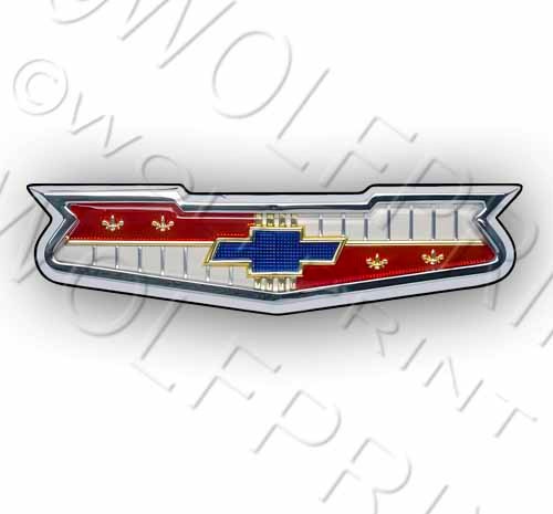 Chevrolet Vintage Style Emblem 6.8" or 11.2" Wide Sticker Decal Chevy
