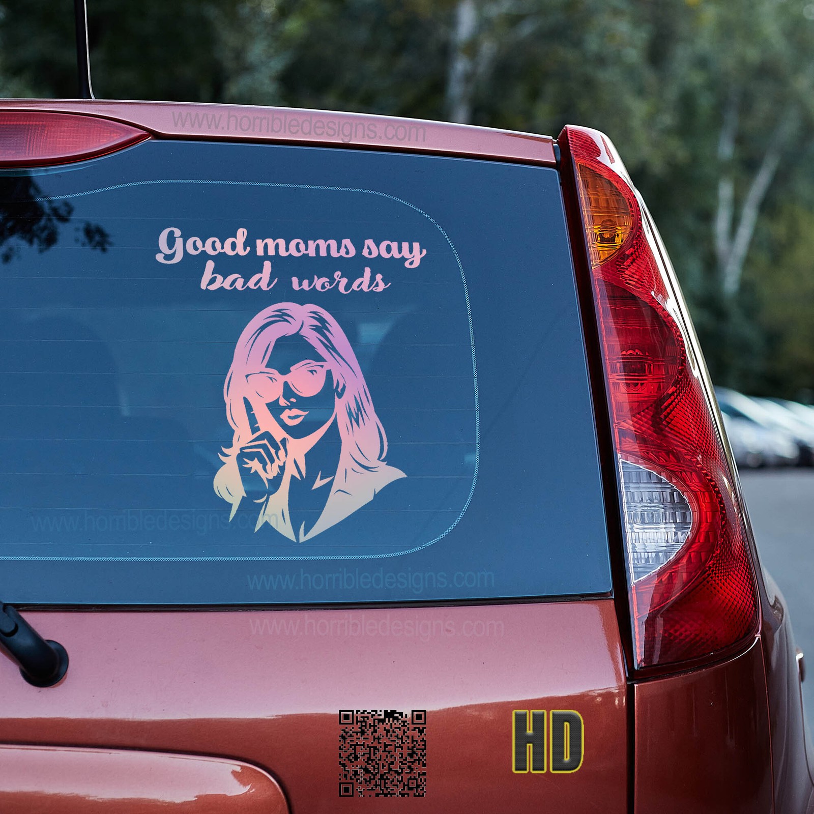 Good moms say bad words Vinyl decal