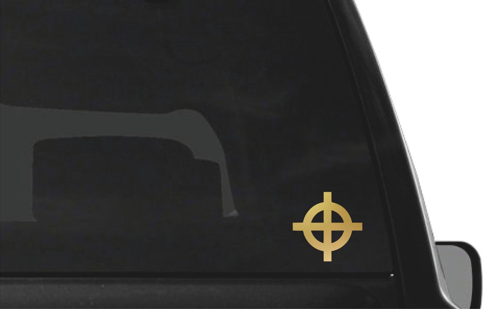 Celtic Cross Vinyl Decal Odin cross Irish Cross symbol Sticker