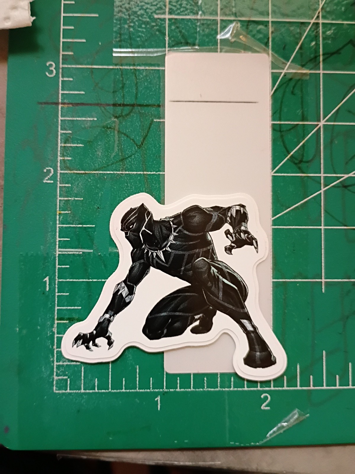 AVENGERS PRESENTS: THE BLACK PANTHER X VYNIL DIE-CUT STICKER 2X2