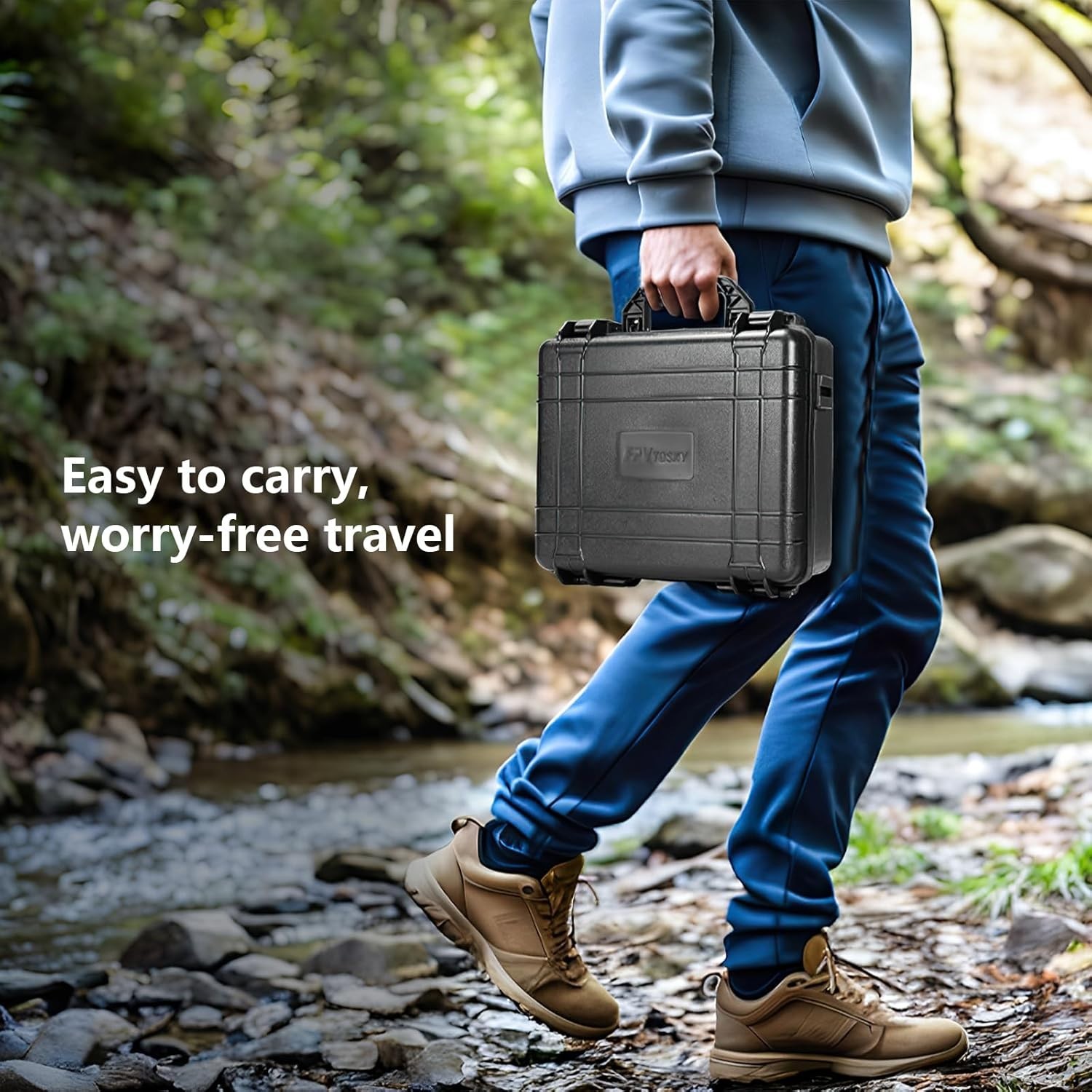 Hard Case for DJI Mini 5 Pro RC2 Waterproof Carrying Case Drone Storage Bag