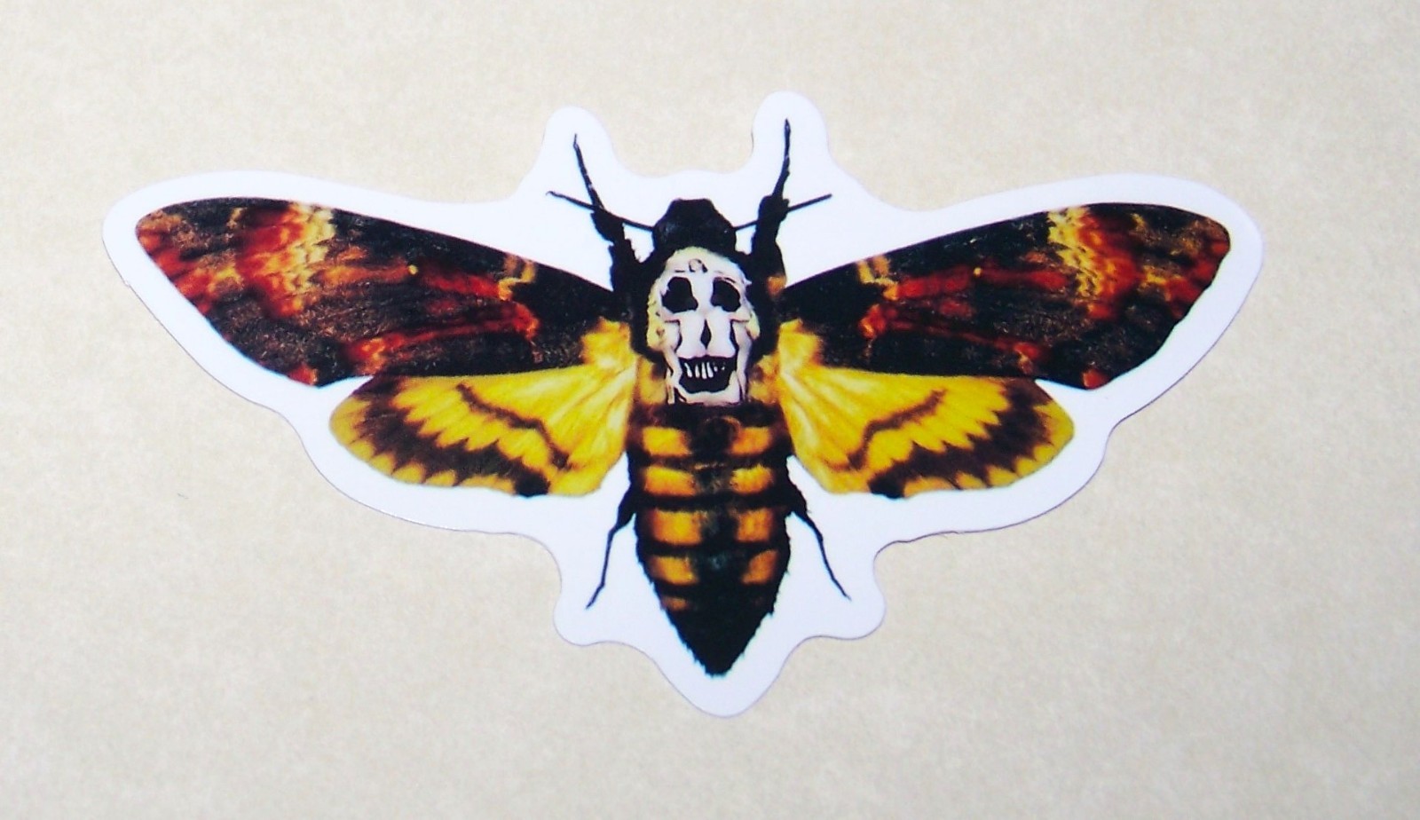 Silence of the Lambs MOTH Cut Sticker Decal Movie Horror Film Hannibal Lecter