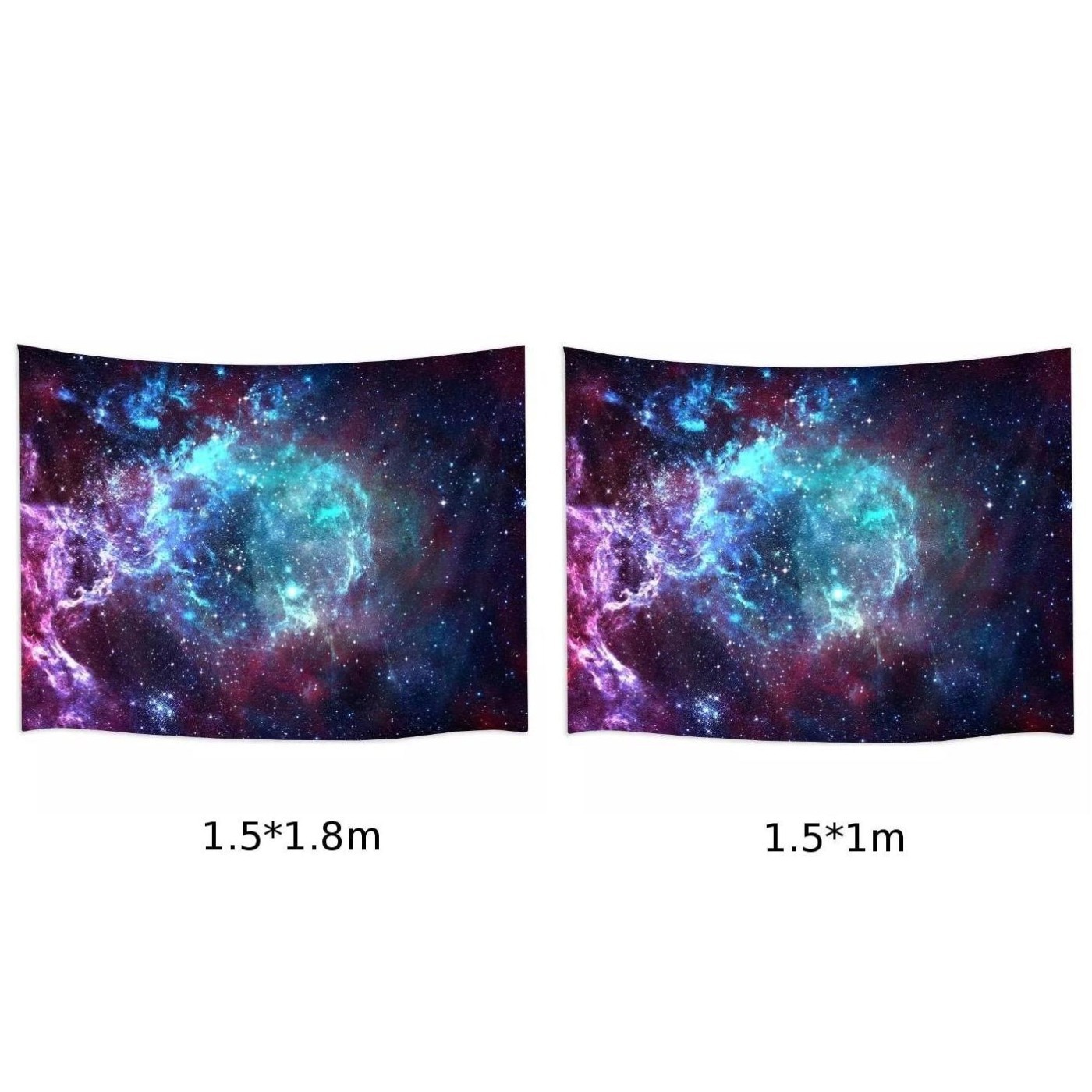 For Room Decor Space Photography Background Polyester Wall Decor Easy Care