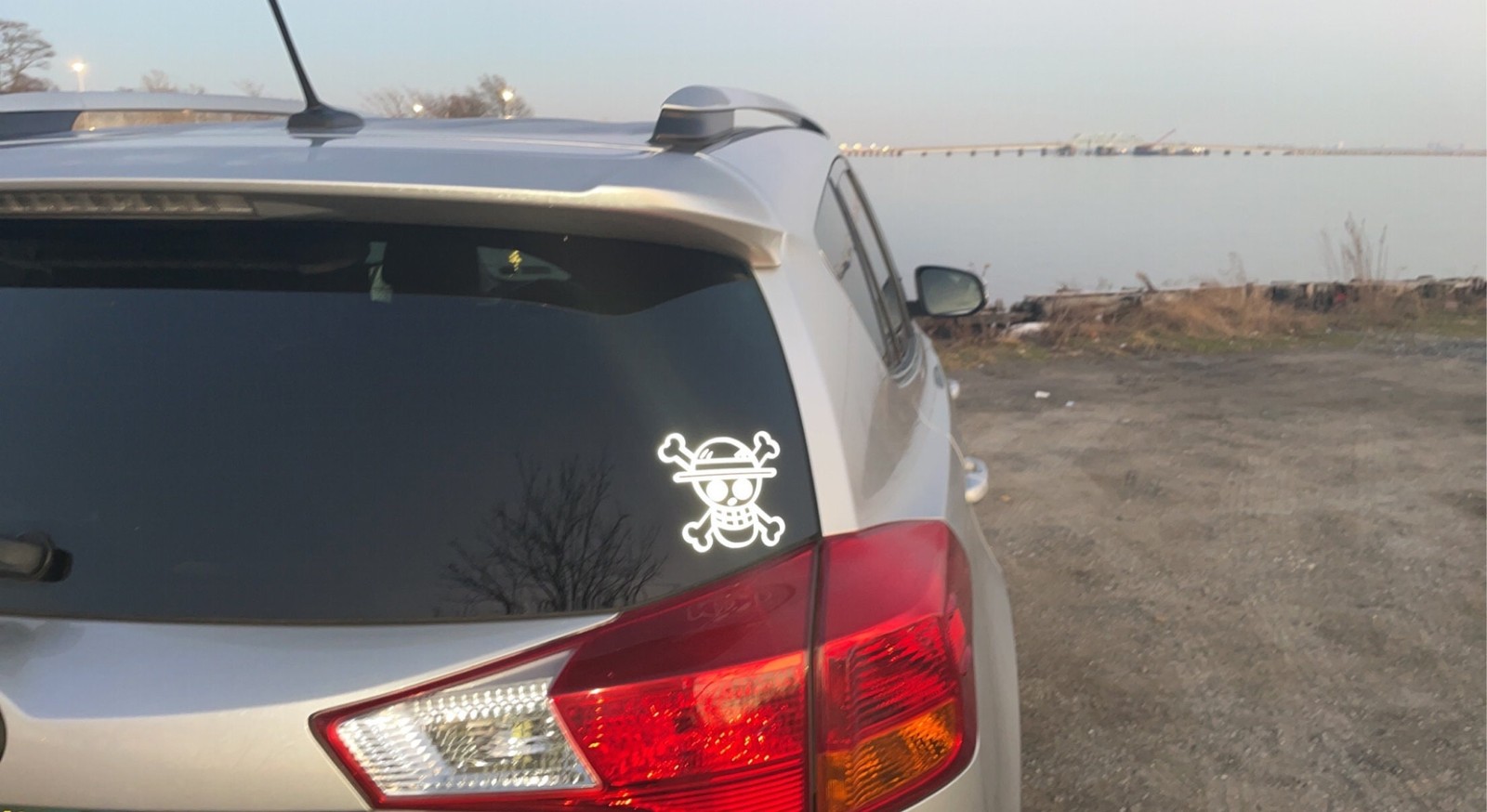 Luffy Pirate Anime Car Decal JDM Vinyl Sticker Reflective Oil Slick 55+ Colors