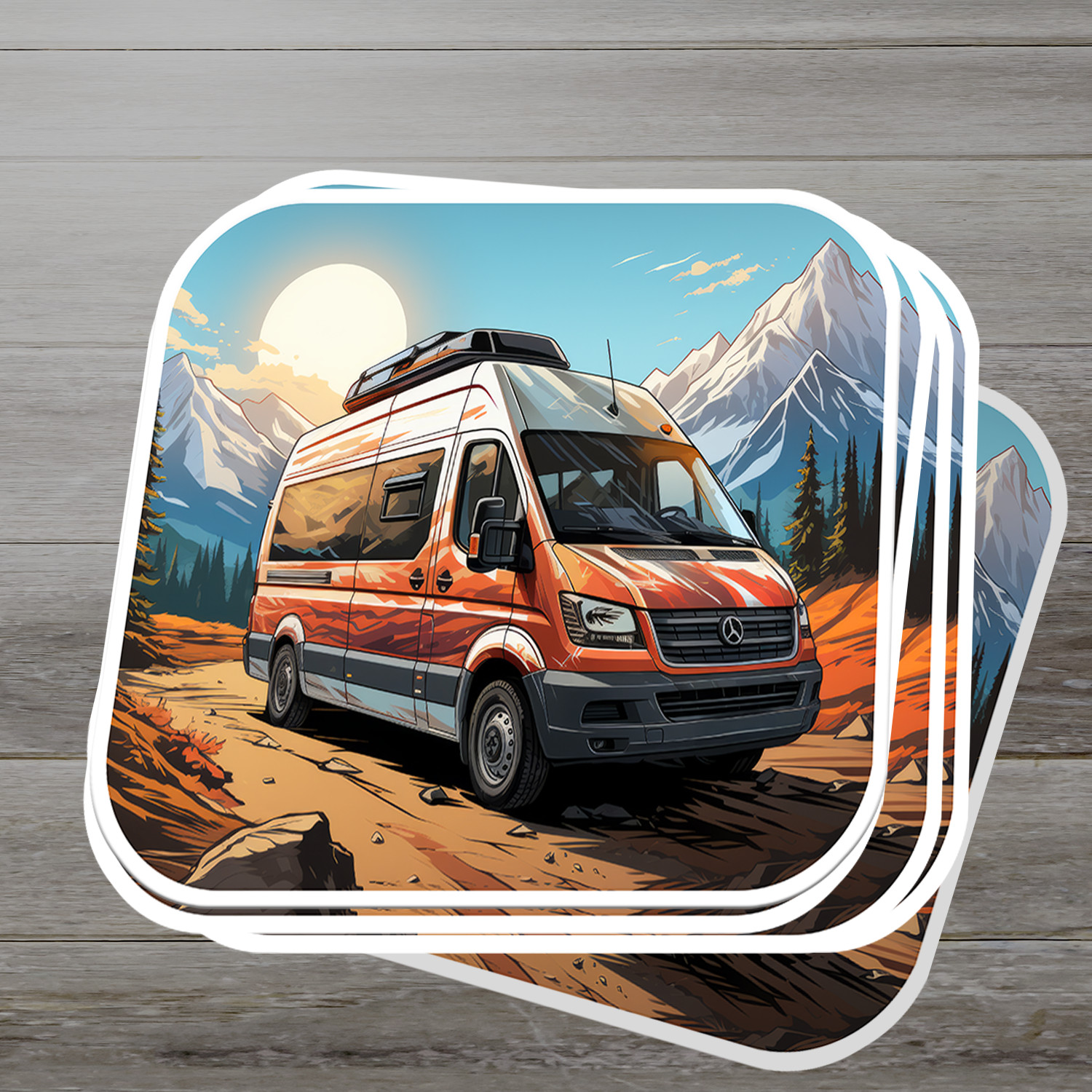 Van Life Vinyl Sticker – Celebrate the Freedom of the Road