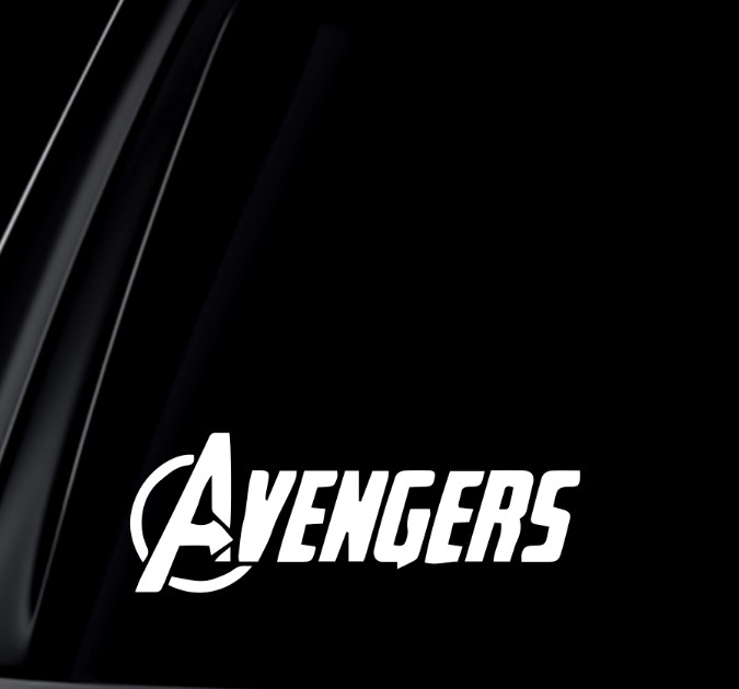 AVENGERS DECAL VINYL CAR LAPTOP PHONE CHOOSE SIZE/COLOR FREE SHIPPING