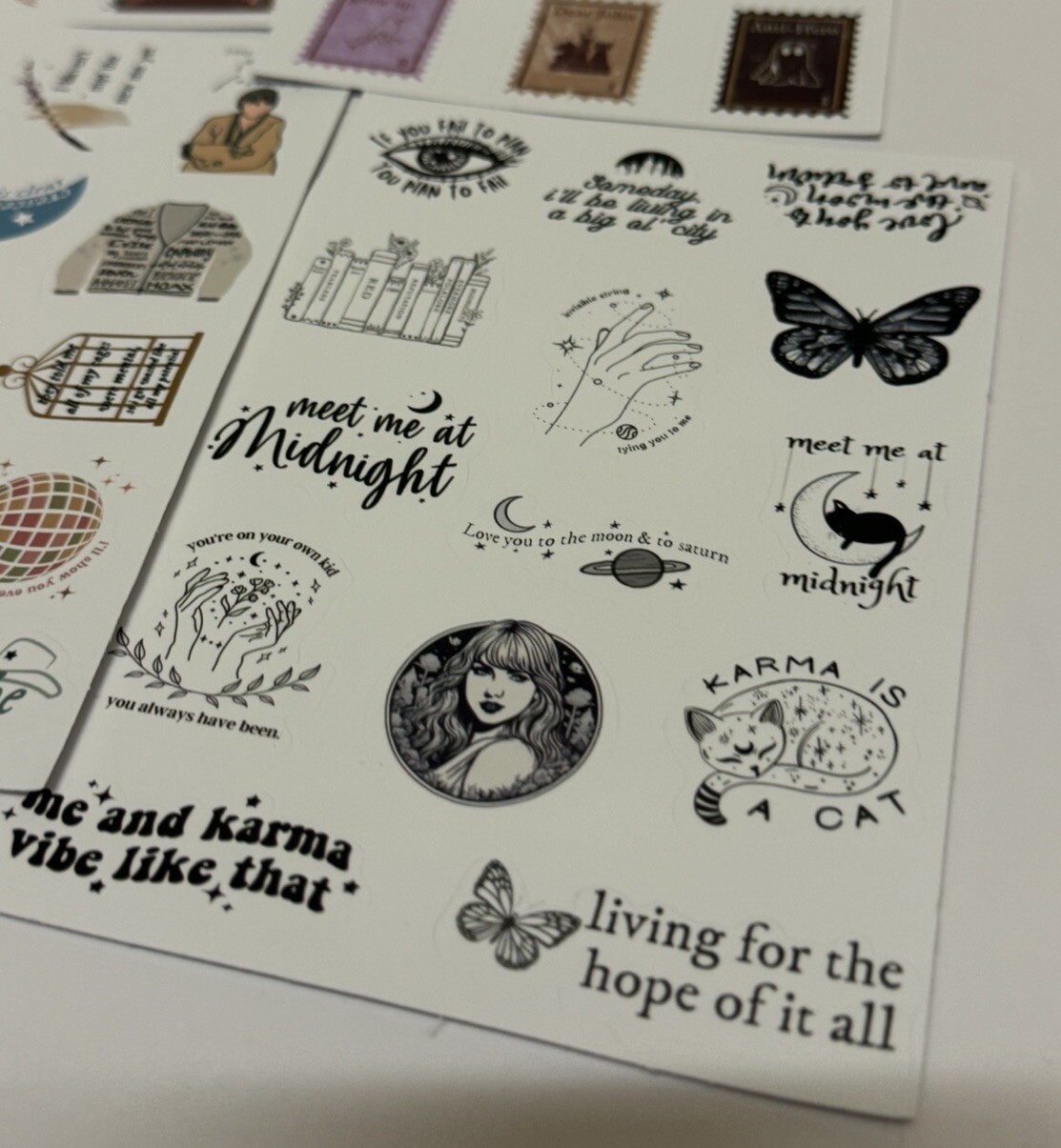 *100 Stickers!* Taylor Swift Eras Tour Music Stickers 100 Pcs W/ No duplicates!