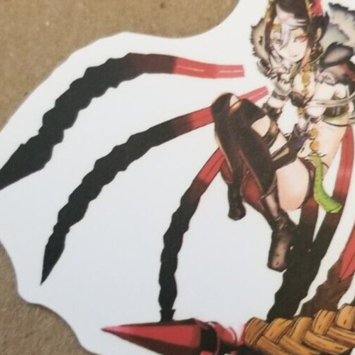 Halloween Sticker Monstergirl Monster Girl Spider Vampire Witch Emo Anime Manga