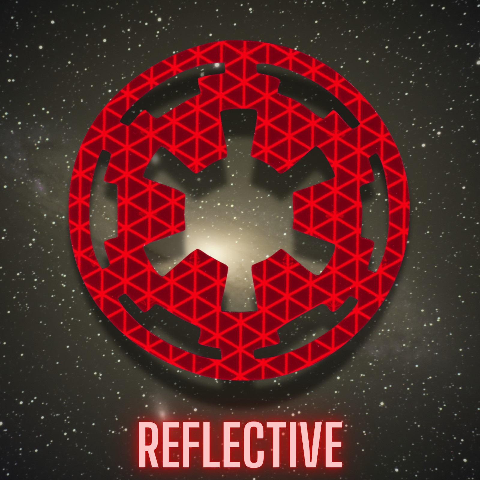 Star Wars Galactic Empire Reflective Stickers Imperial Logo Reflector Decals