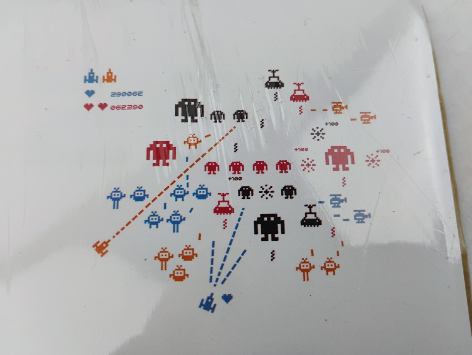 IKEA Arcade Aliens Wall Art Decals Stickers Slatthult Ladyleia Pixel Designs