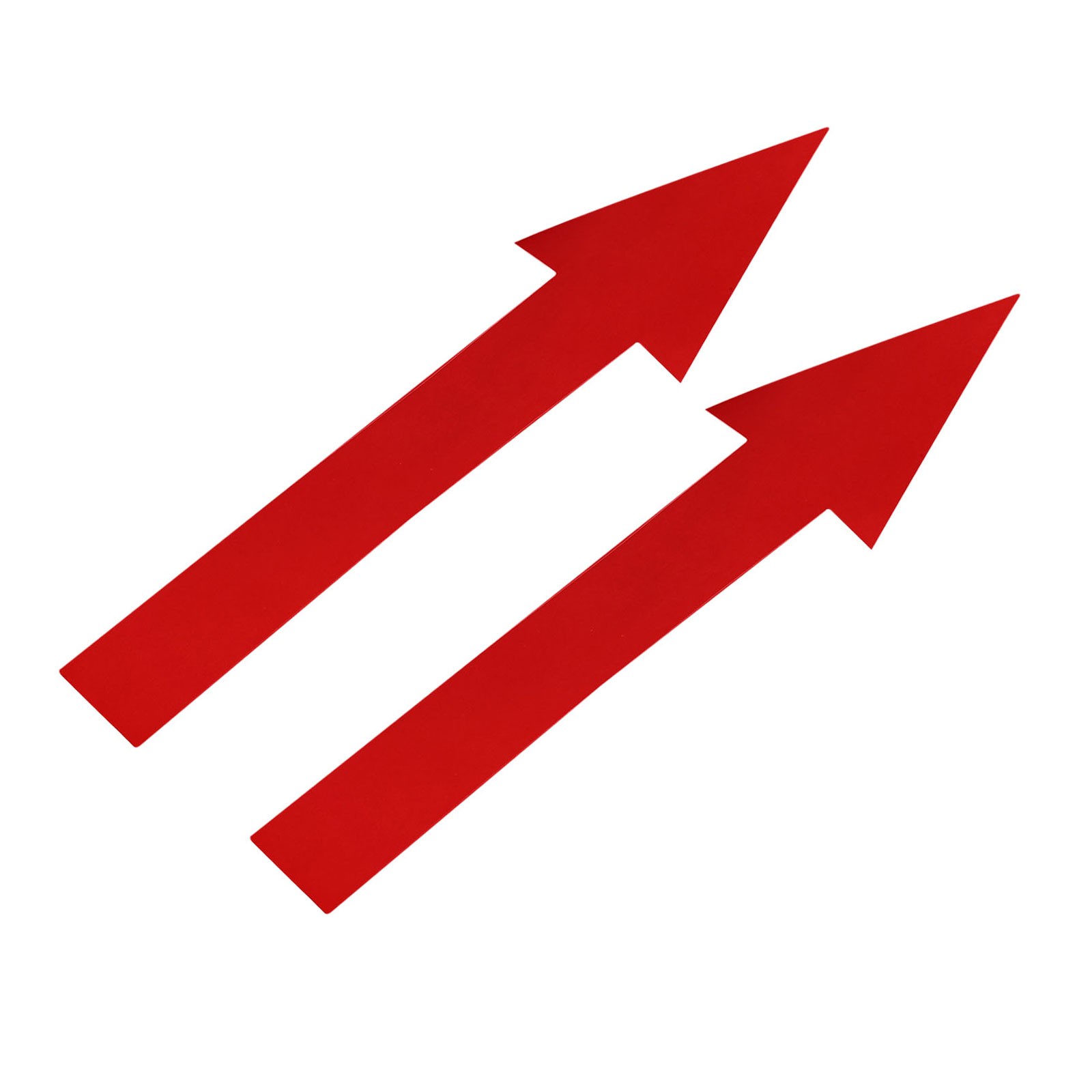 10pcs Arrow Sticker Signs 20x5cm Floor Decals Self Adhesive Wall Marking Red