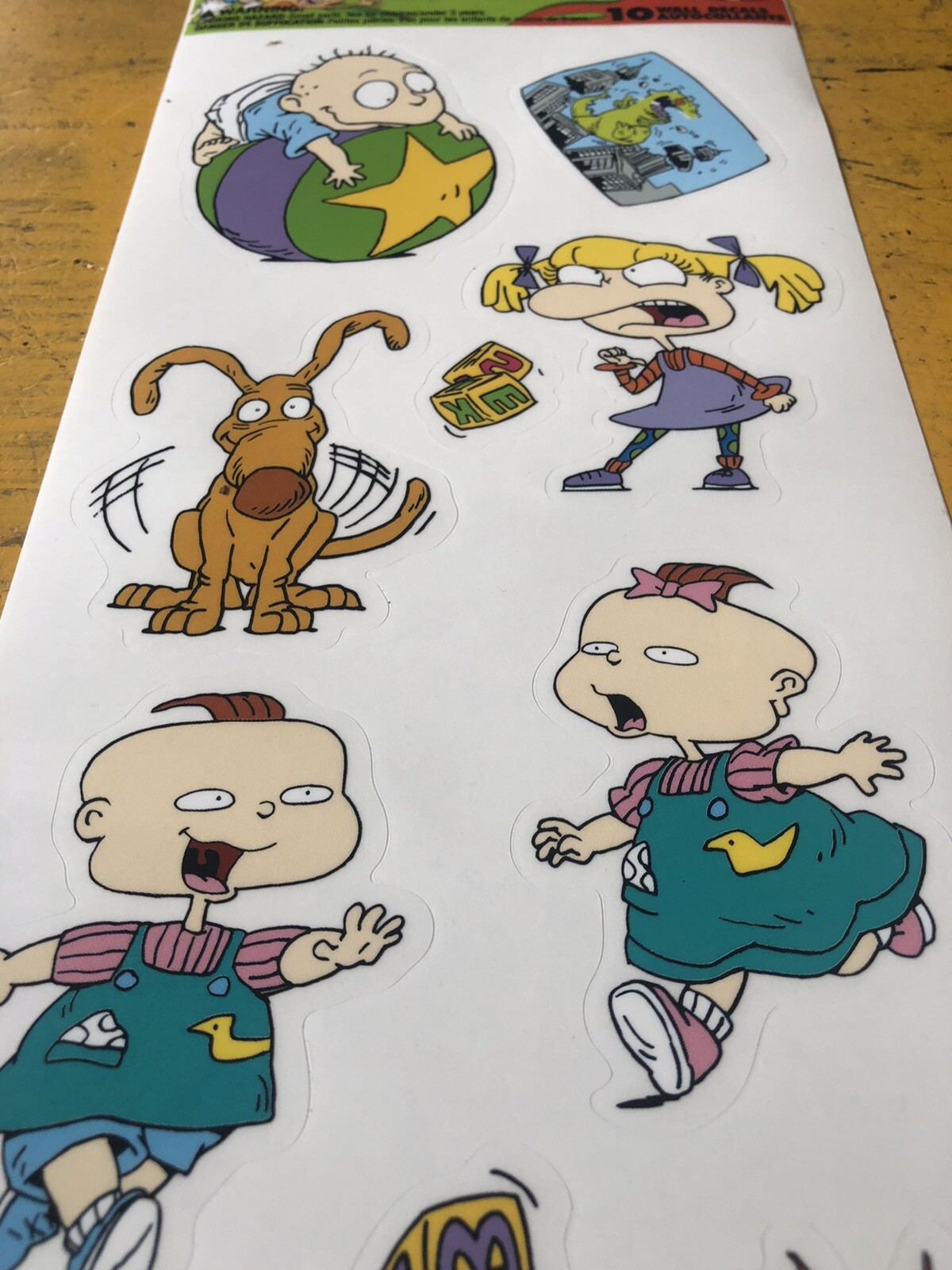 Rugrats Wall Decals Sheet Of 10 Stickers