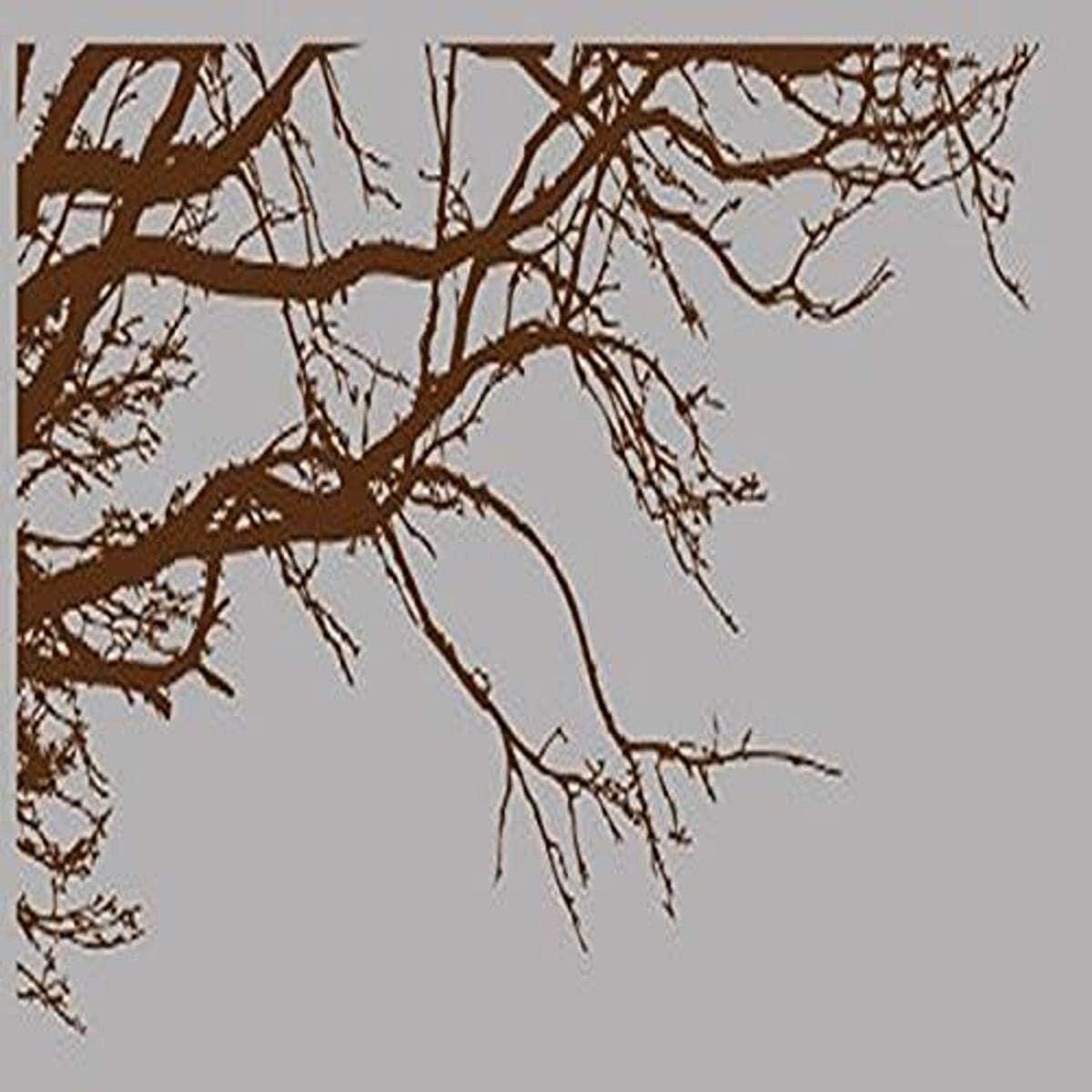 Innovative Stencils Brown Tree Top Branches Wall Decal Vinyl Sticker 100" W 44"