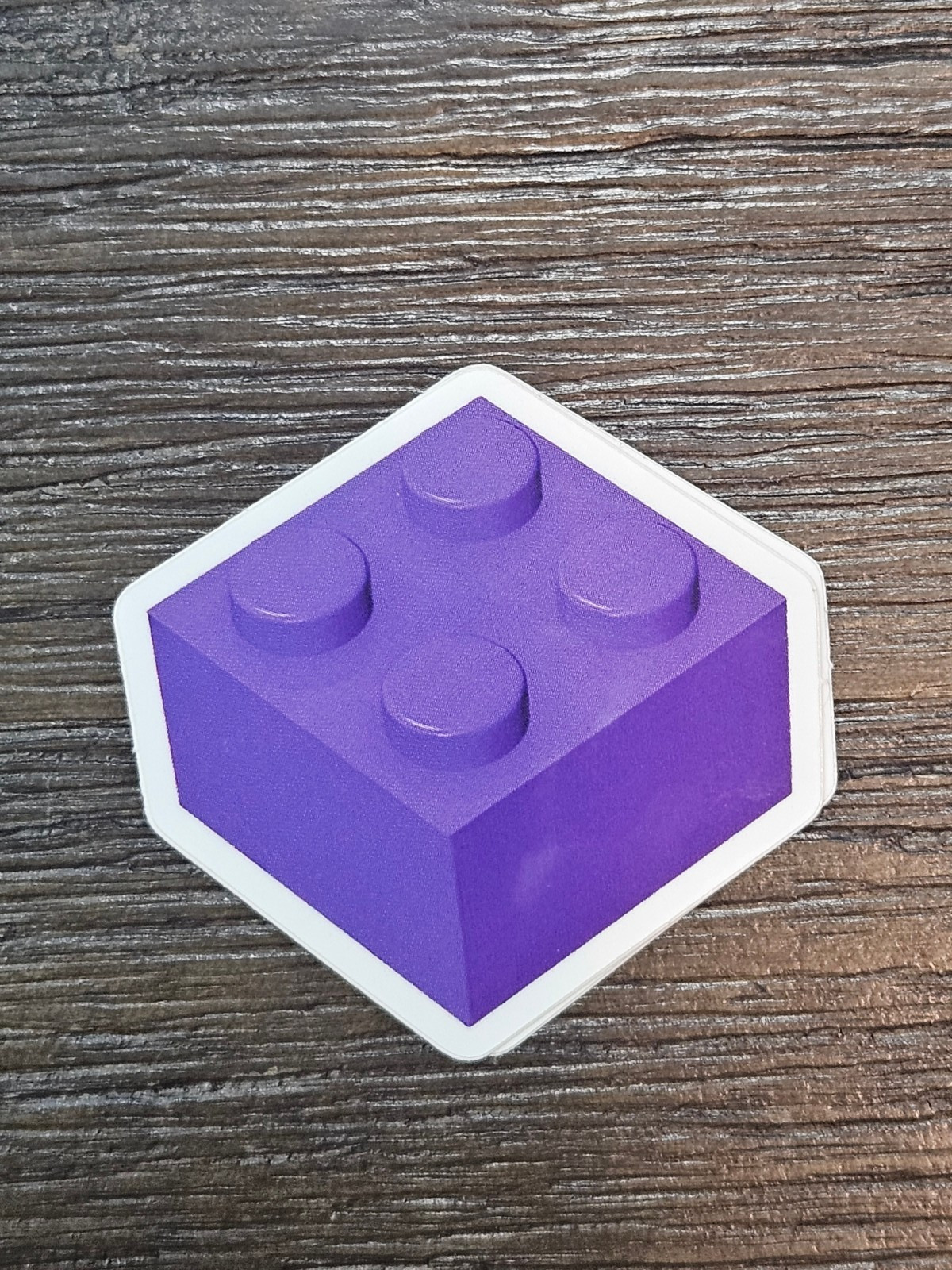 Vinyl building block stickers